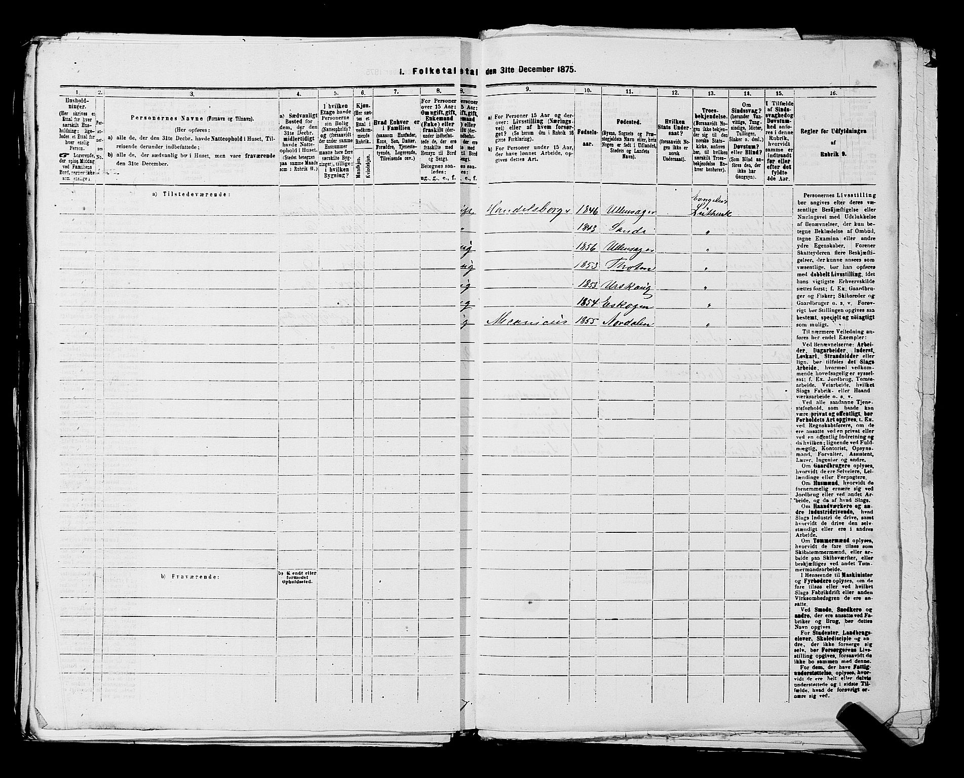 RA, 1875 census for 0301 Kristiania, 1875, p. 8132