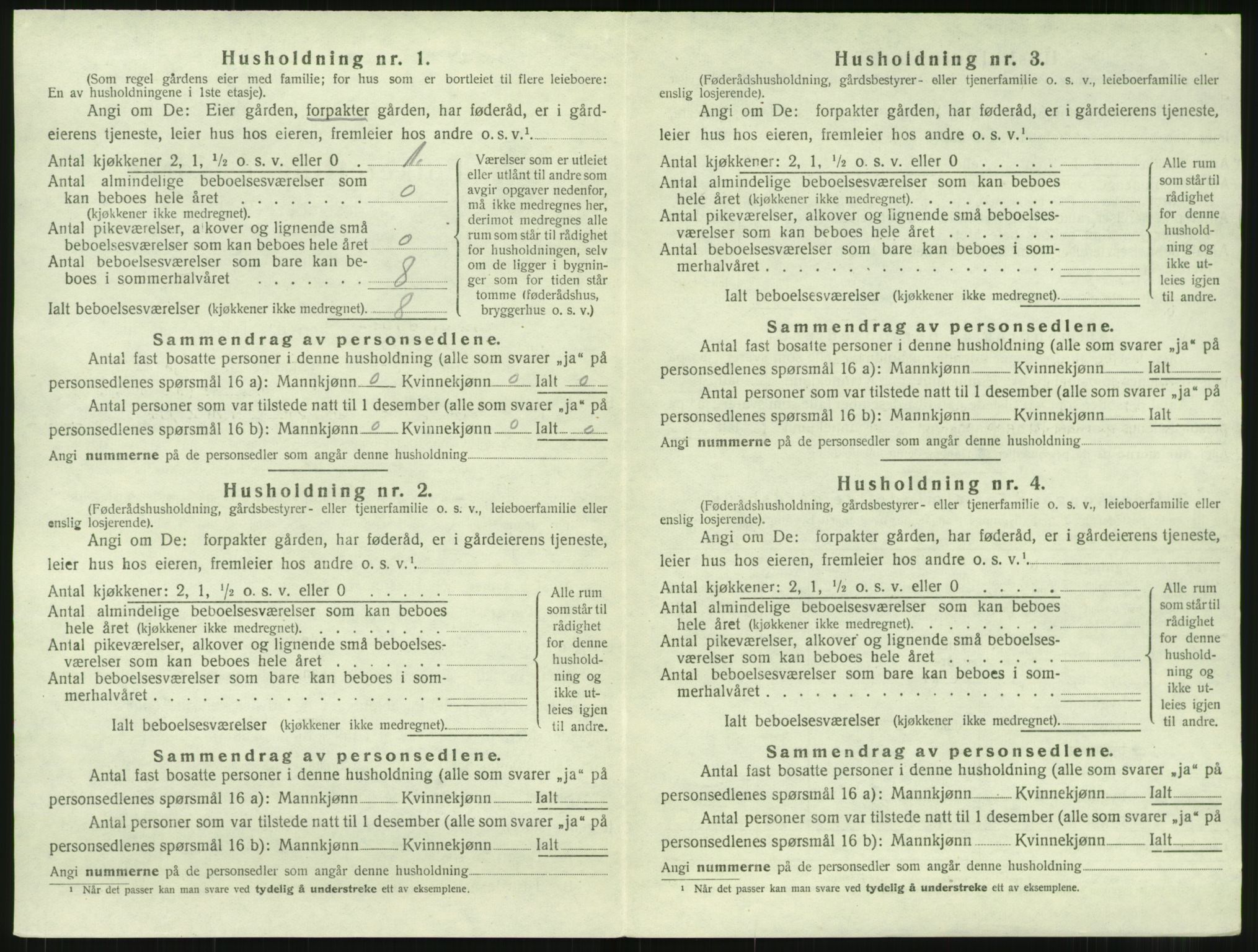 SAT, 1920 census for Sunndal, 1920, p. 785