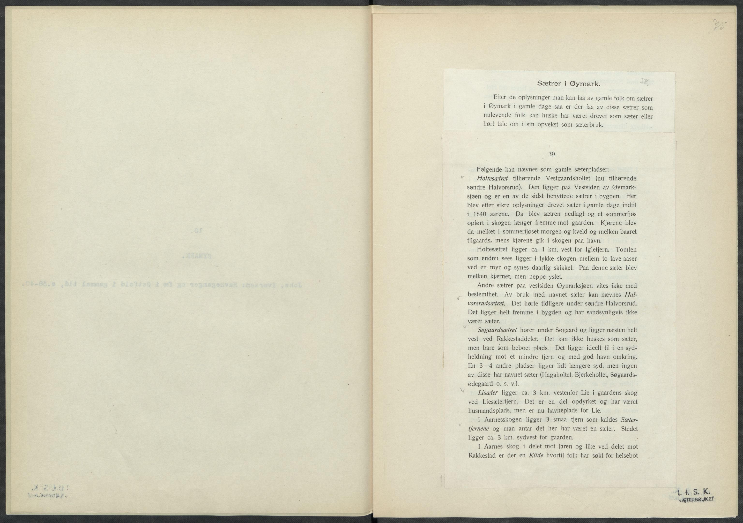 Instituttet for sammenlignende kulturforskning, AV/RA-PA-0424/F/Fc/L0002/0001: Eske B2: / Østfold (perm I), 1932-1935, p. 75