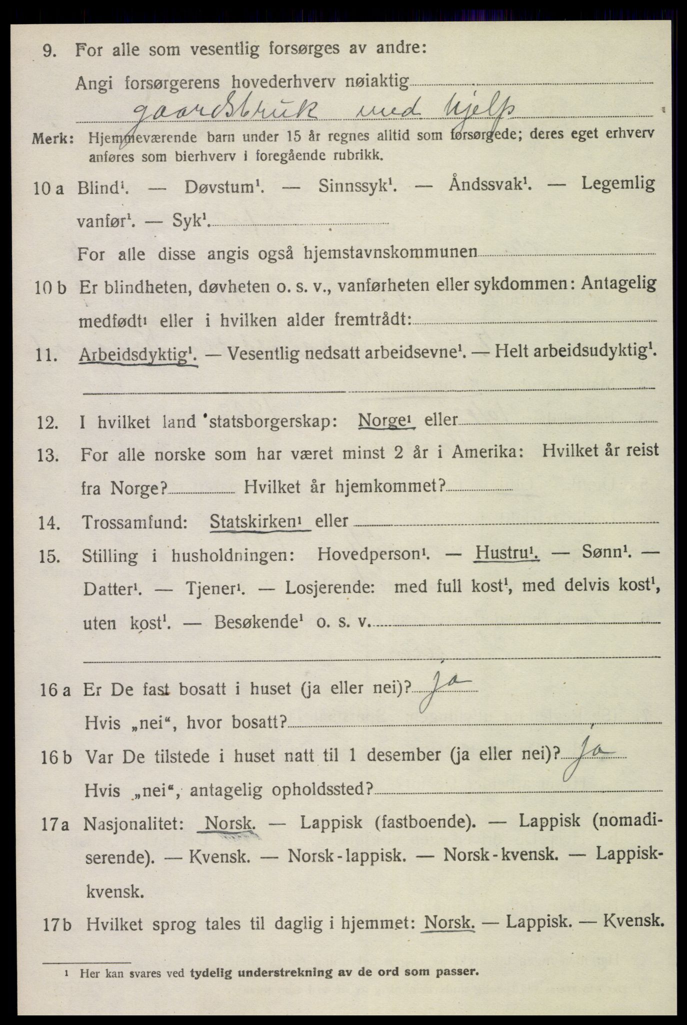 SAT, 1920 census for Skogn, 1920, p. 4798