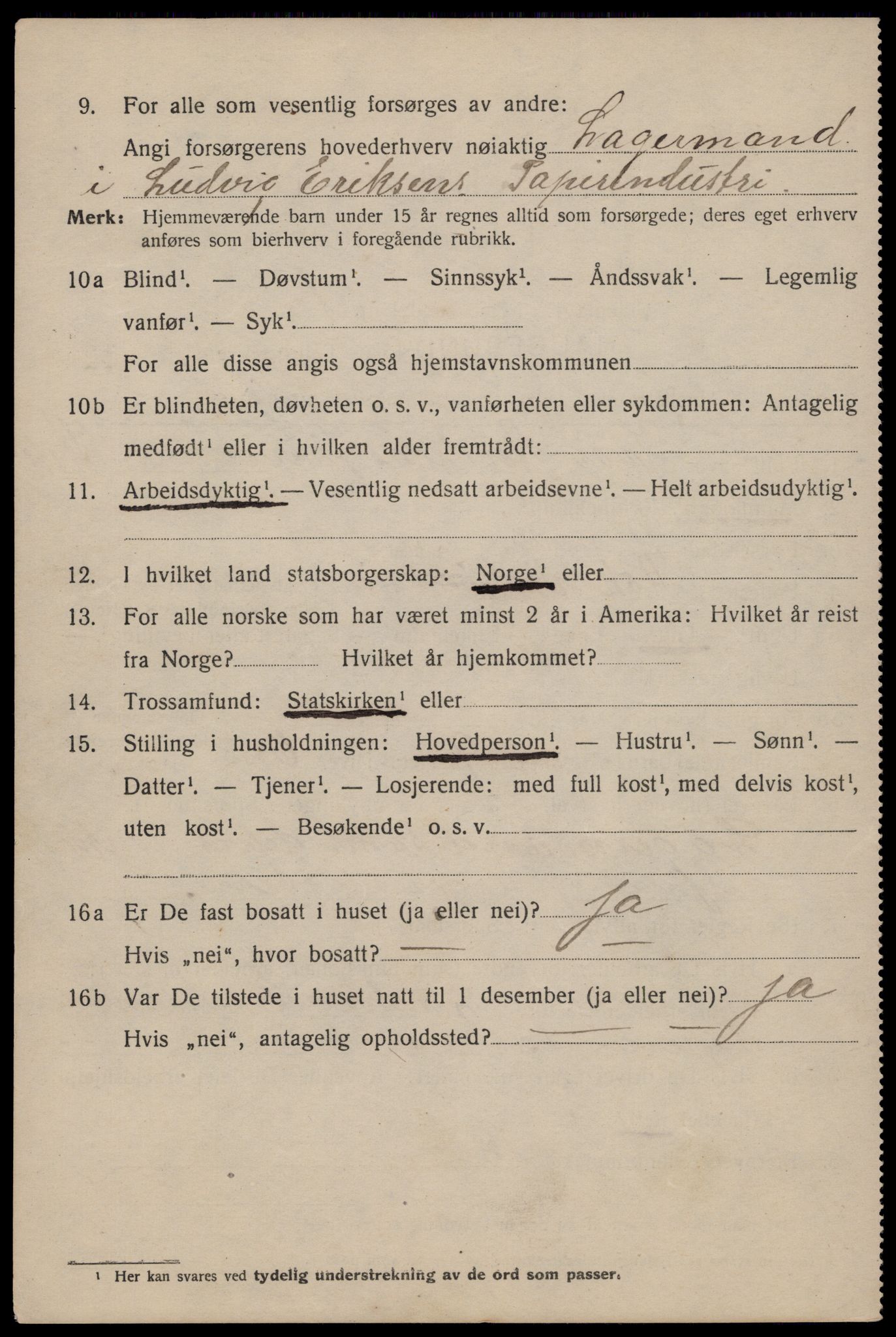 SAST, 1920 census for Haugesund, 1920, p. 37962