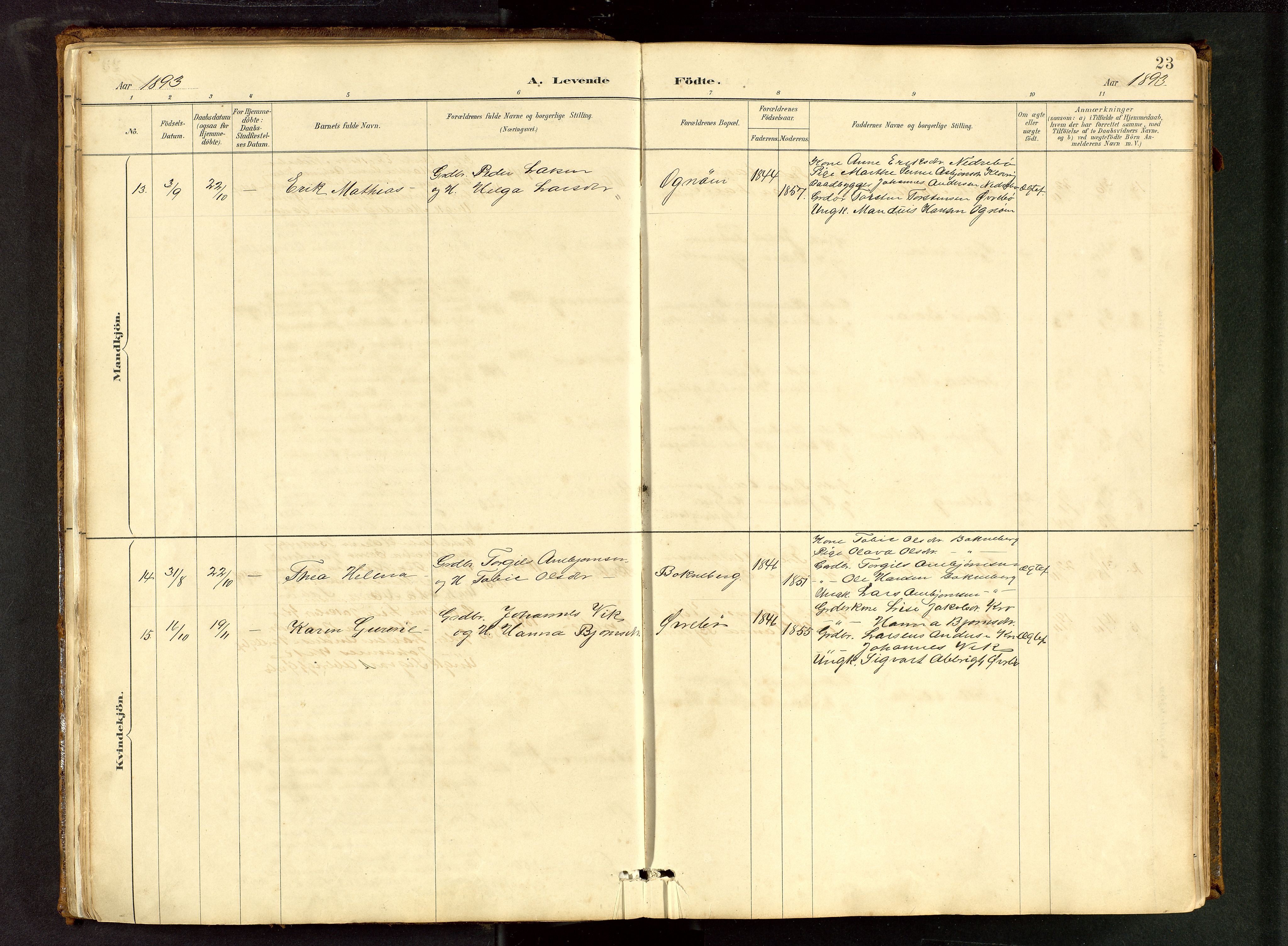 Tysvær sokneprestkontor, AV/SAST-A -101864/H/Ha/Hab/L0005: Parish register (copy) no. B 5, 1887-1947, p. 23