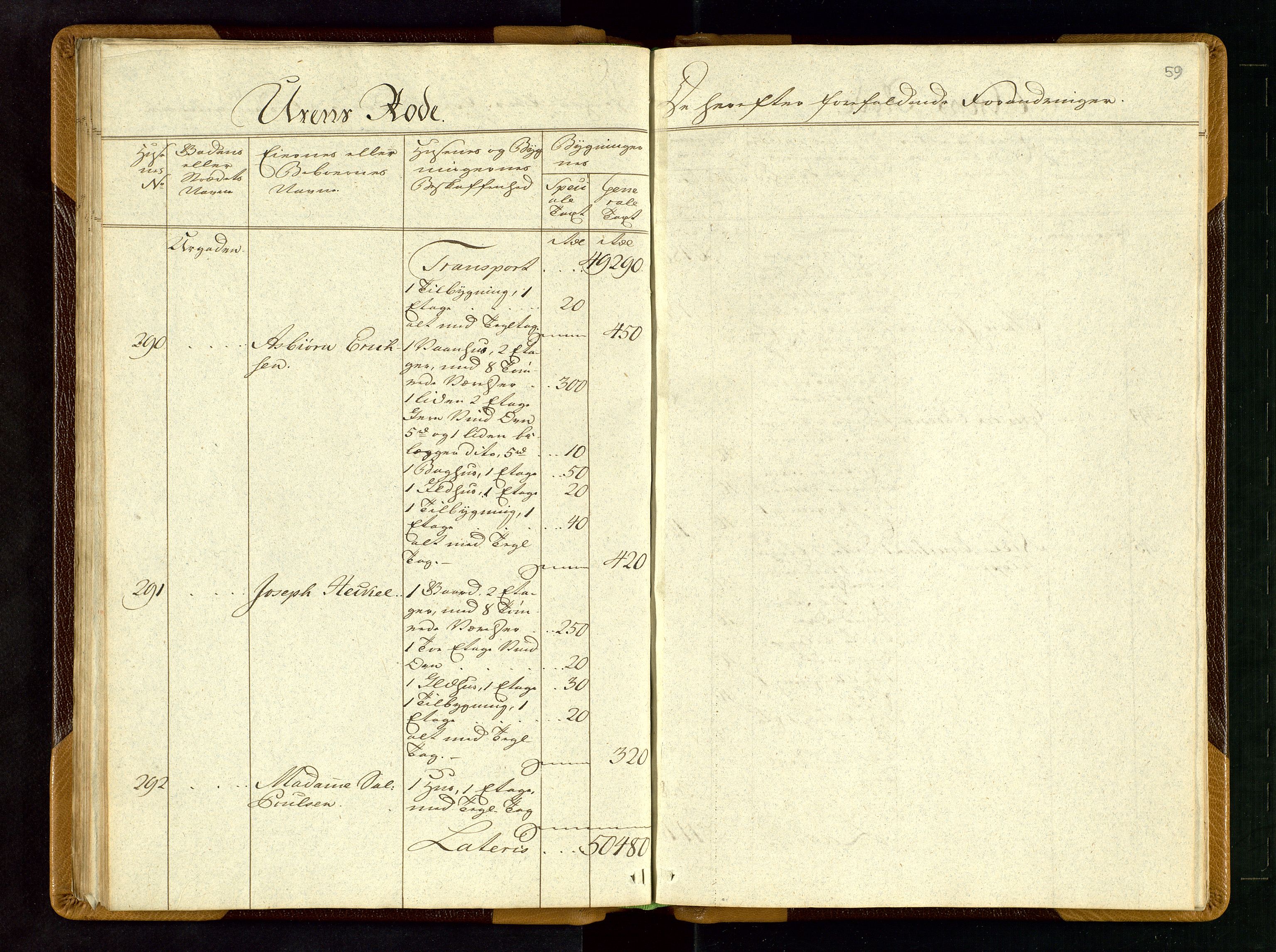 Fylkesmannen i Rogaland, AV/SAST-A-101928/99/3/312/312CE/L0001B: BRANNTAKSTPROTOKOLL FOR STAVANGER BY, 1797, p. 58b-59a