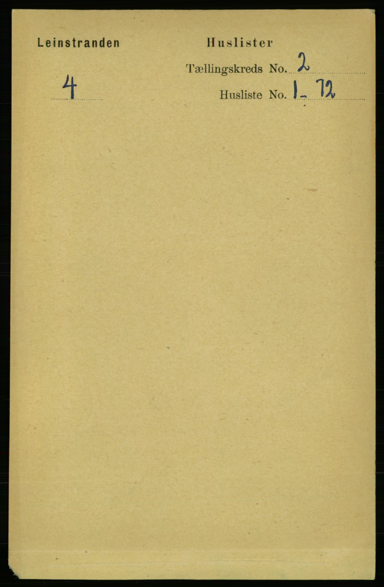 RA, 1891 census for 1654 Leinstrand, 1891, p. 420