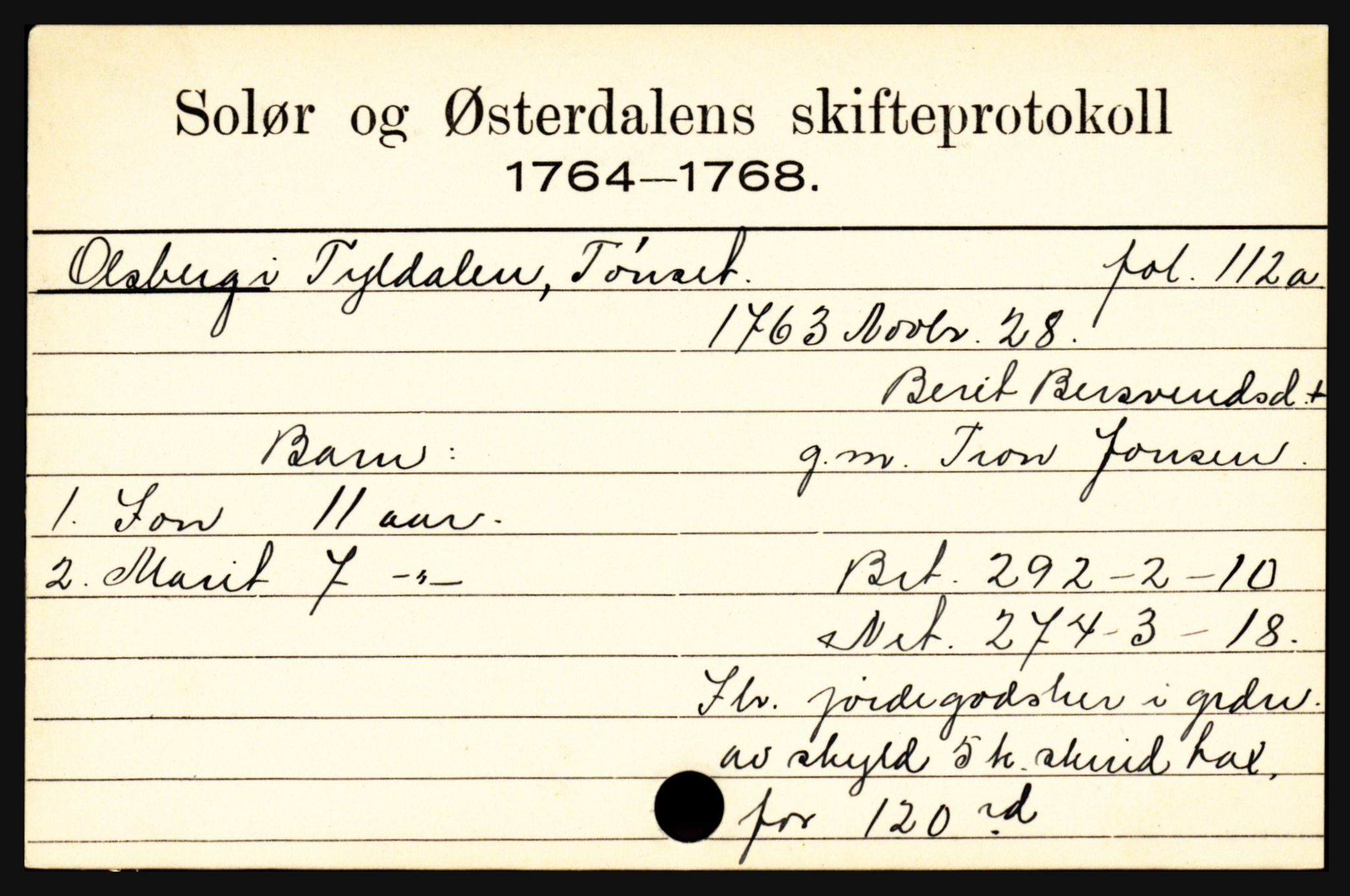 Solør og Østerdalen sorenskriveri, SAH/TING-024/J, 1716-1774, p. 4373