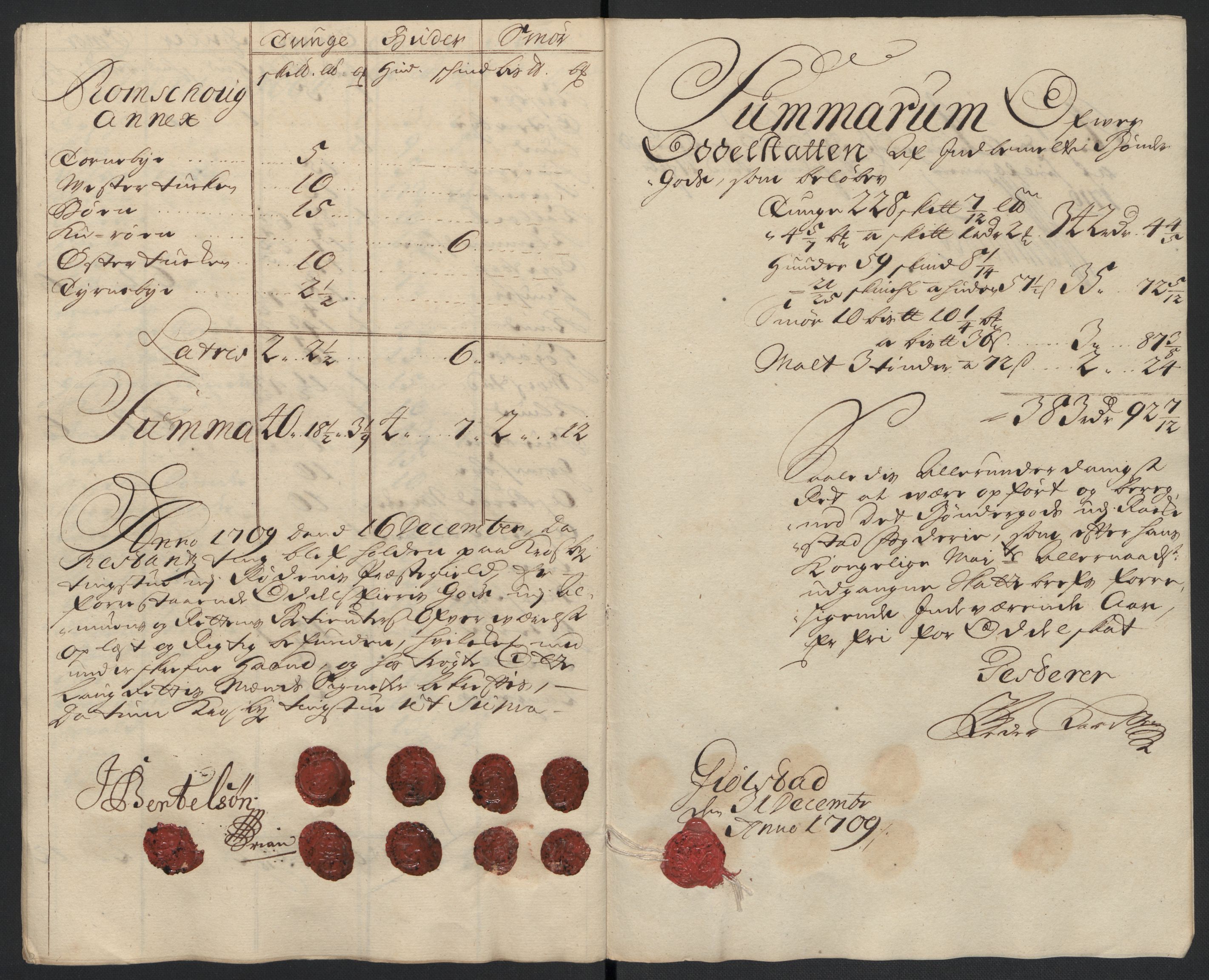 Rentekammeret inntil 1814, Reviderte regnskaper, Fogderegnskap, RA/EA-4092/R07/L0301: Fogderegnskap Rakkestad, Heggen og Frøland, 1709, p. 290