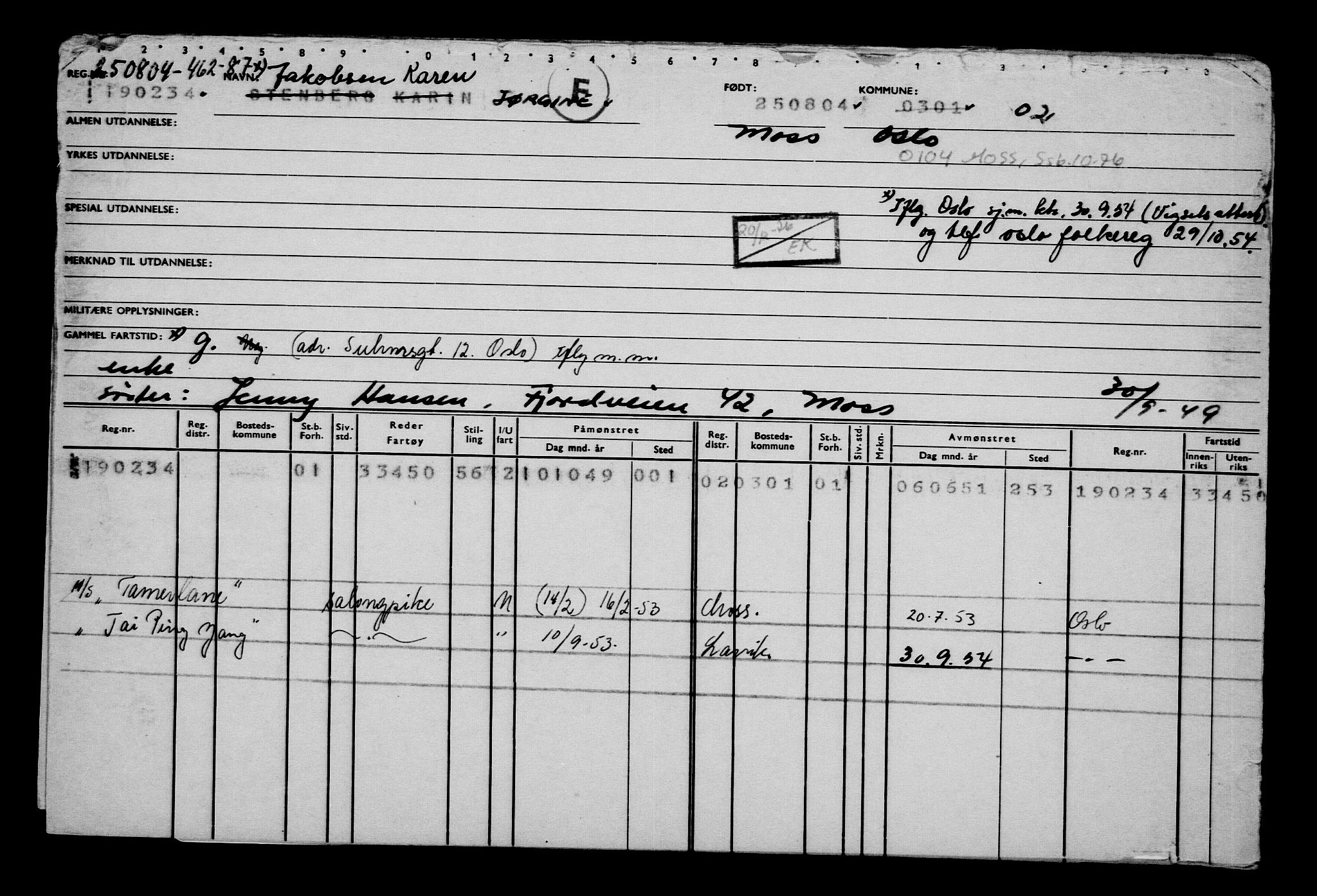 Direktoratet for sjømenn, AV/RA-S-3545/G/Gb/L0055: Hovedkort, 1904, p. 219