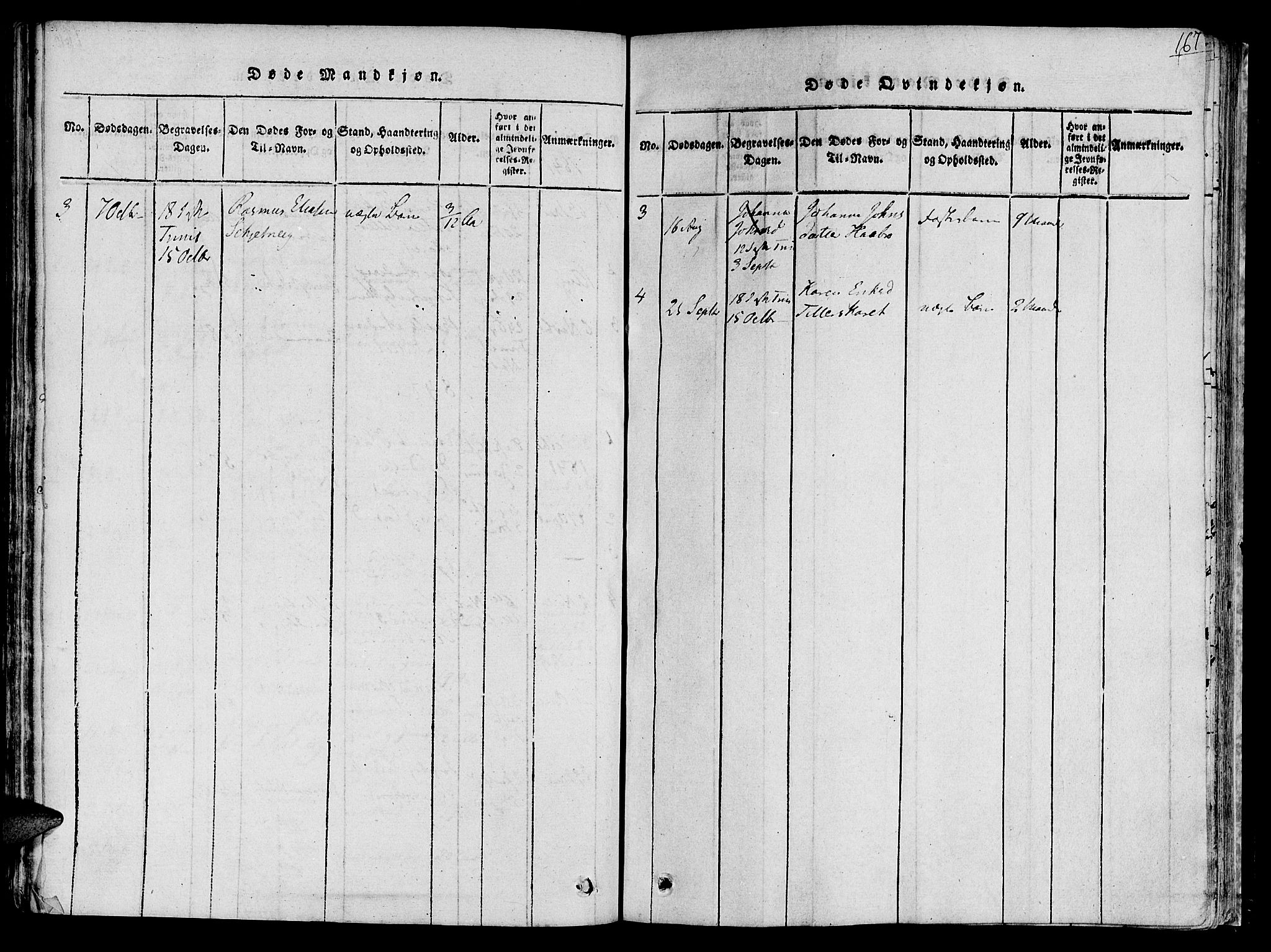 Ministerialprotokoller, klokkerbøker og fødselsregistre - Sør-Trøndelag, SAT/A-1456/618/L0440: Parish register (official) no. 618A04 /2, 1816-1843, p. 167