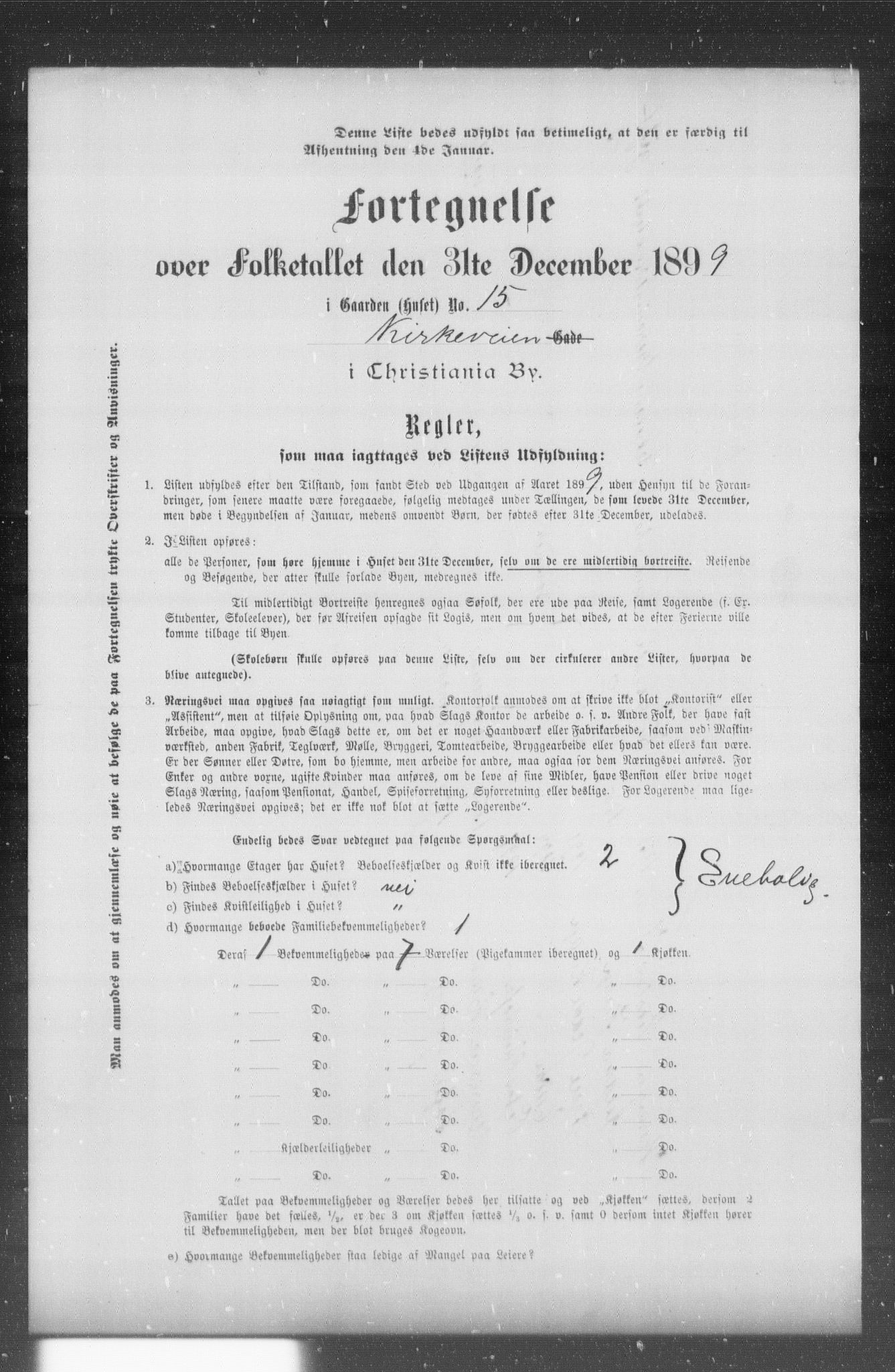 OBA, Municipal Census 1899 for Kristiania, 1899, p. 6635