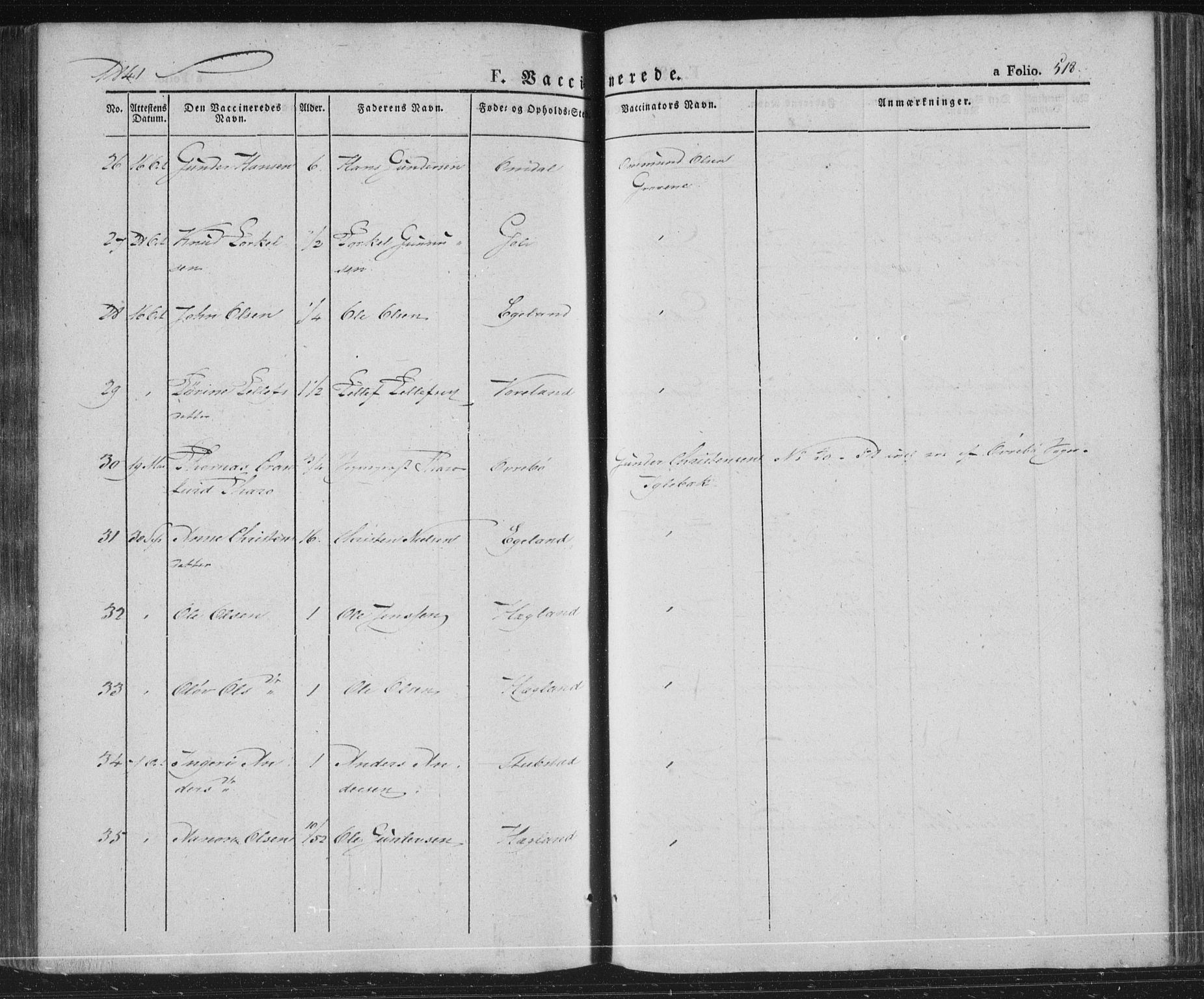 Vennesla sokneprestkontor, AV/SAK-1111-0045/Fa/Fac/L0004: Parish register (official) no. A 4, 1834-1855, p. 518