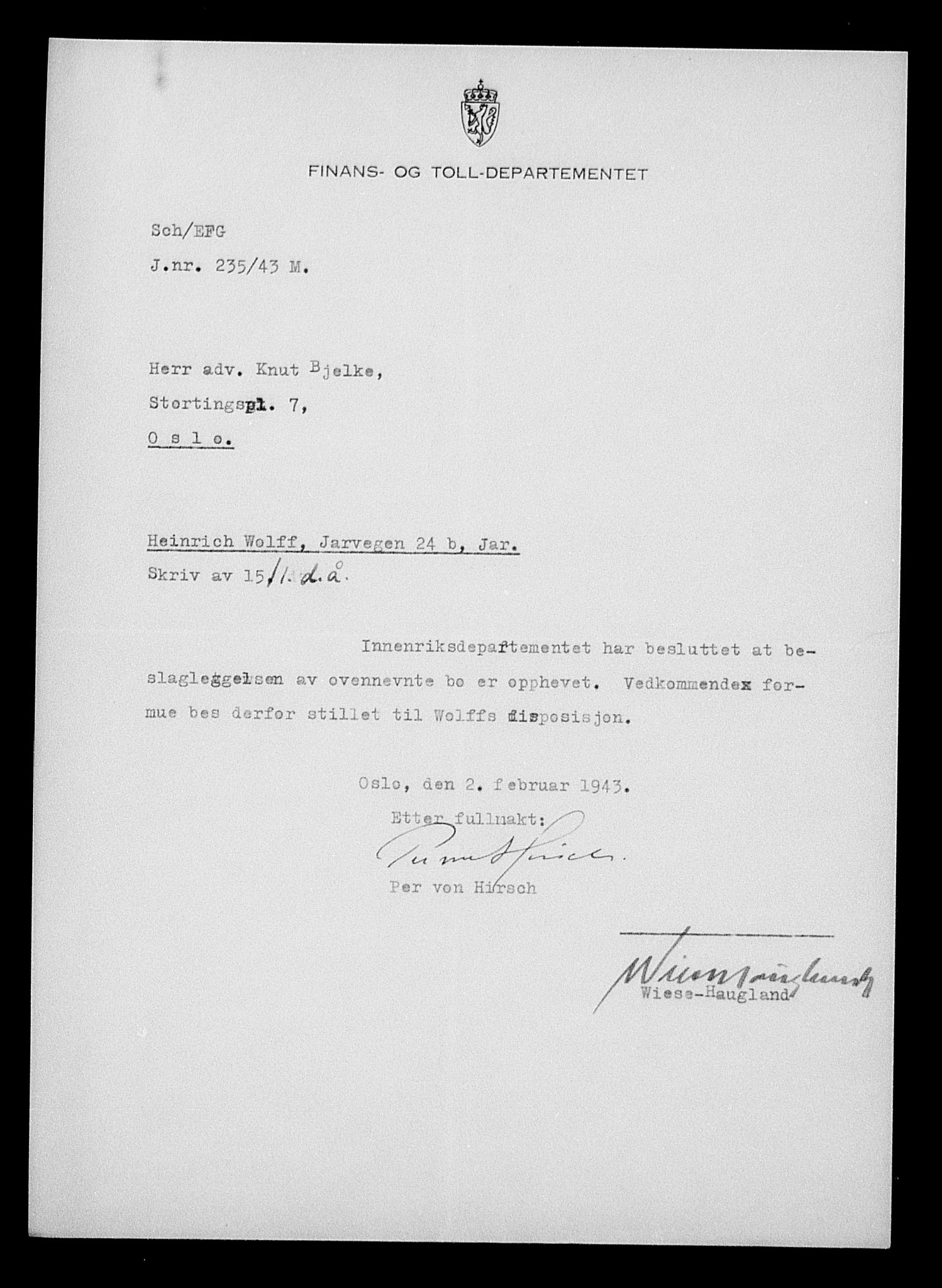 Justisdepartementet, Tilbakeføringskontoret for inndratte formuer, AV/RA-S-1564/H/Hc/Hcc/L0986: --, 1945-1947, p. 542