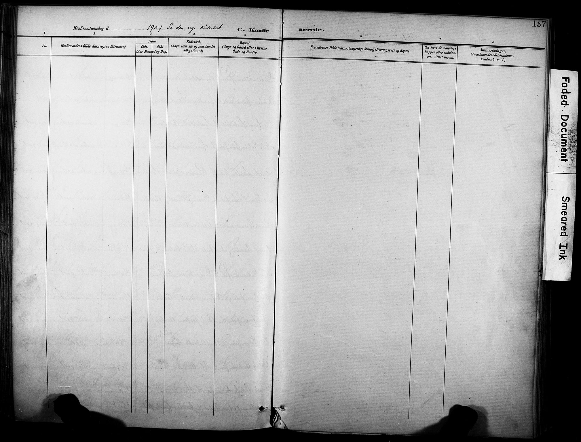 Kistrand/Porsanger sokneprestembete, SATØ/S-1351/H/Ha/L0013.kirke: Parish register (official) no. 13, 1899-1907, p. 137