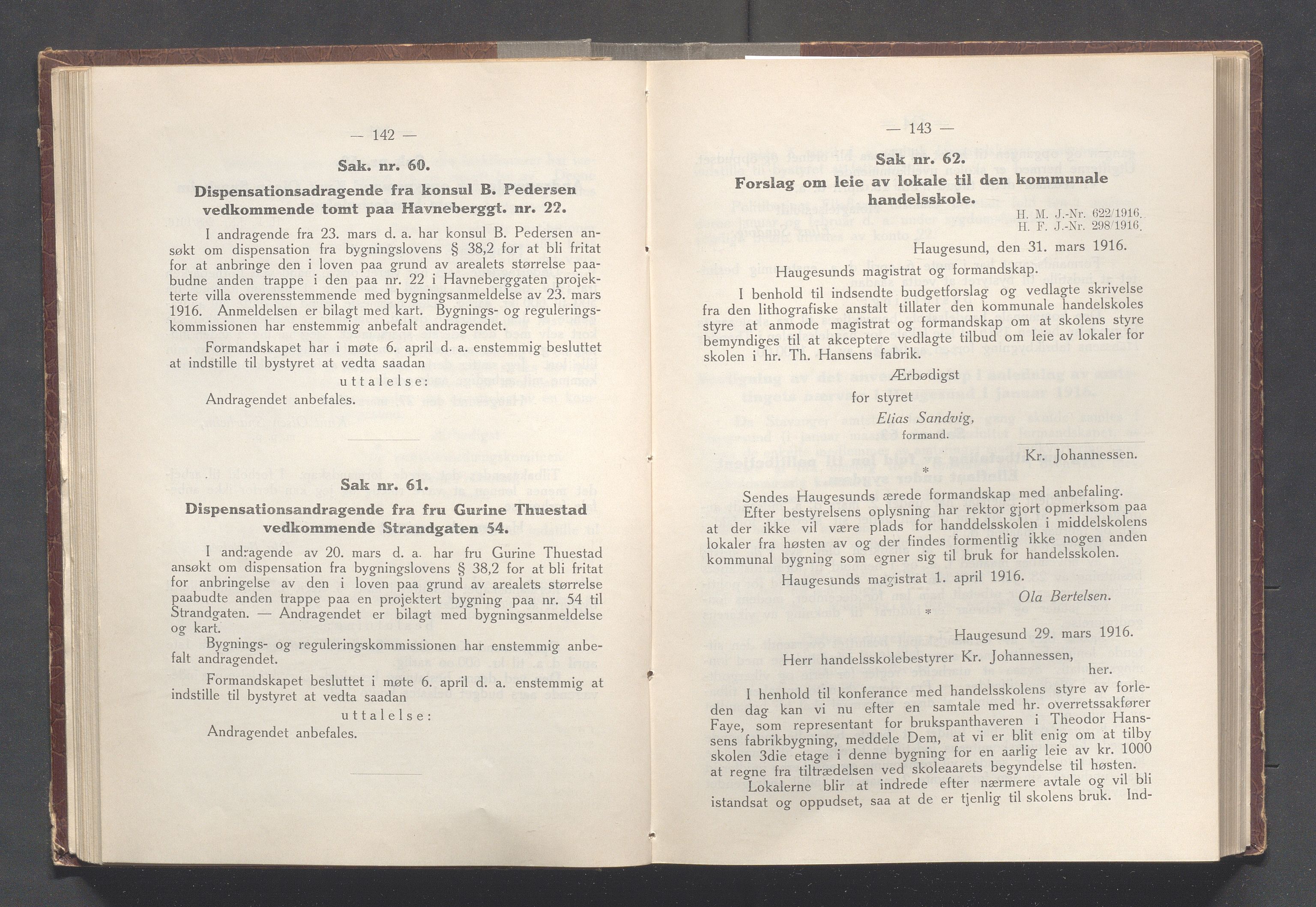 Haugesund kommune - Formannskapet og Bystyret, IKAR/A-740/A/Abb/L0002: Bystyreforhandlinger, 1908-1917, p. 744