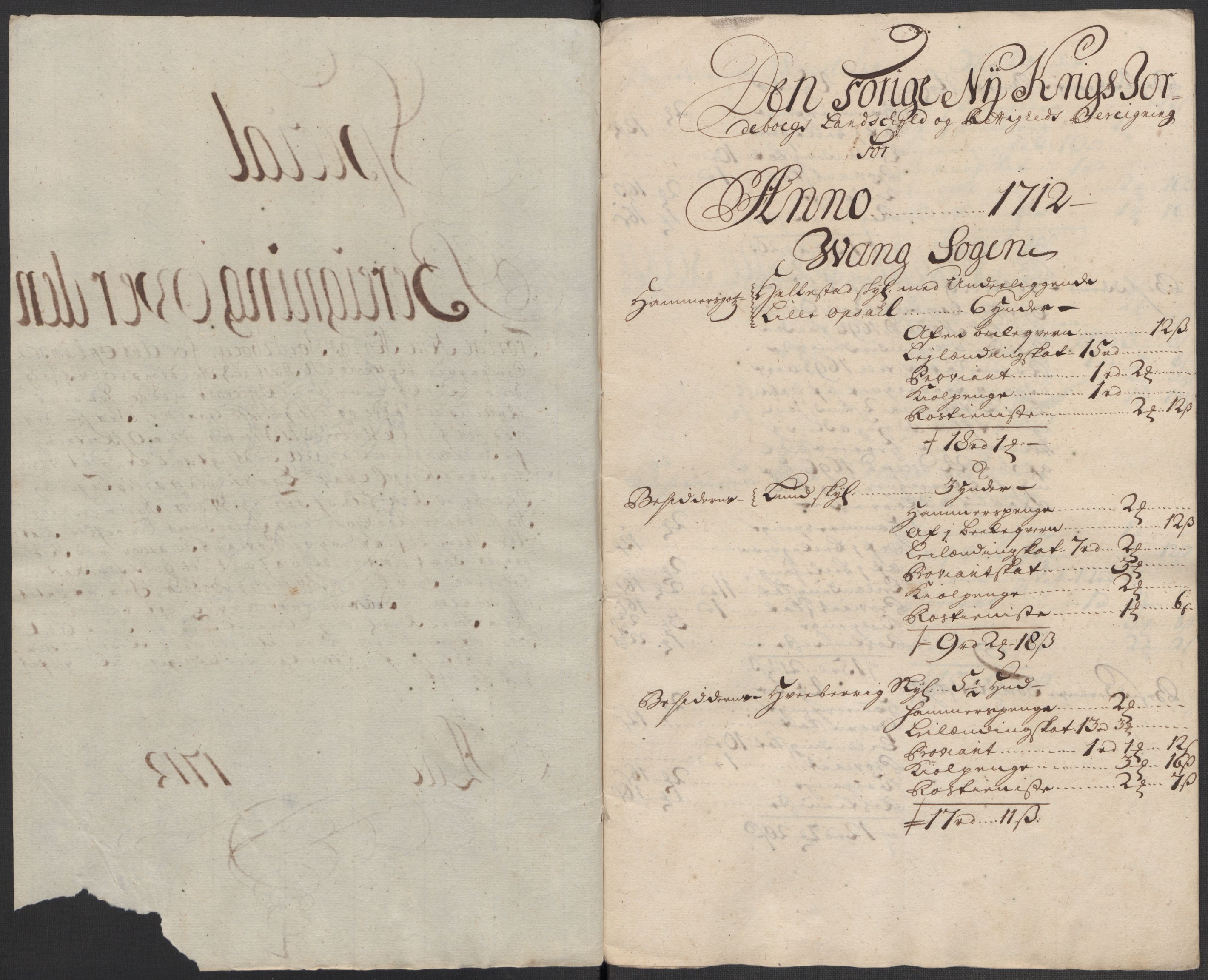 Rentekammeret inntil 1814, Reviderte regnskaper, Fogderegnskap, AV/RA-EA-4092/R16/L1049: Fogderegnskap Hedmark, 1712, p. 225