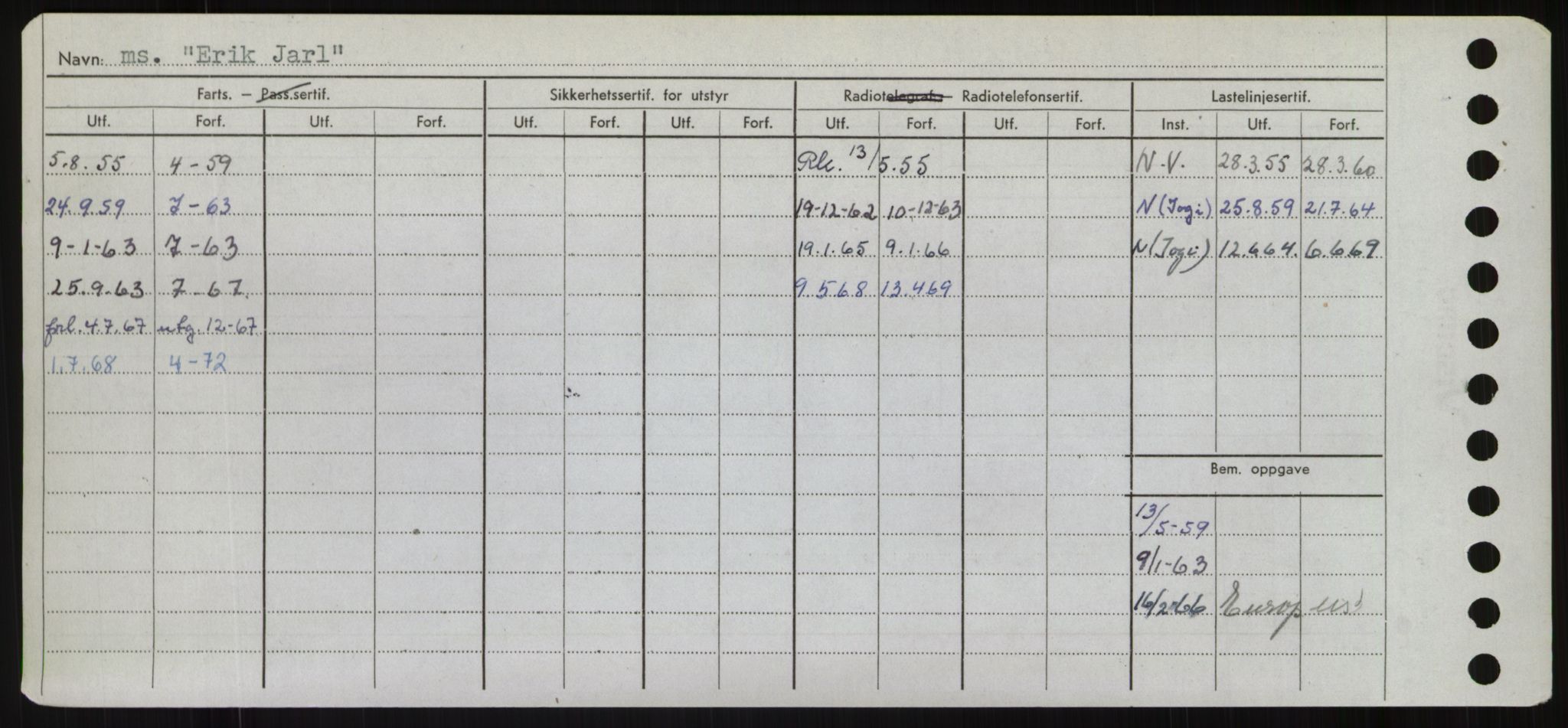 Sjøfartsdirektoratet med forløpere, Skipsmålingen, RA/S-1627/H/Hd/L0009: Fartøy, E, p. 470