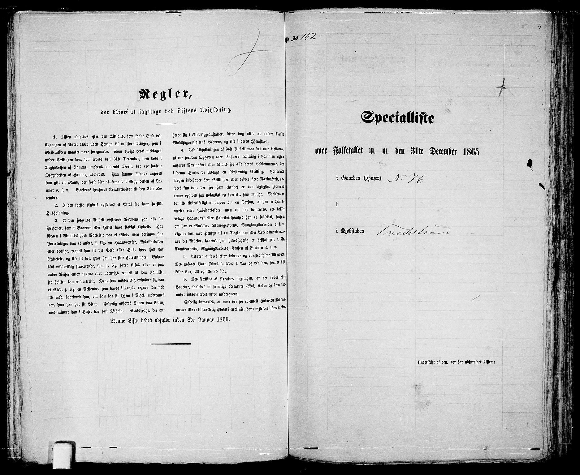 RA, 1865 census for Holt/Tvedestrand, 1865, p. 209