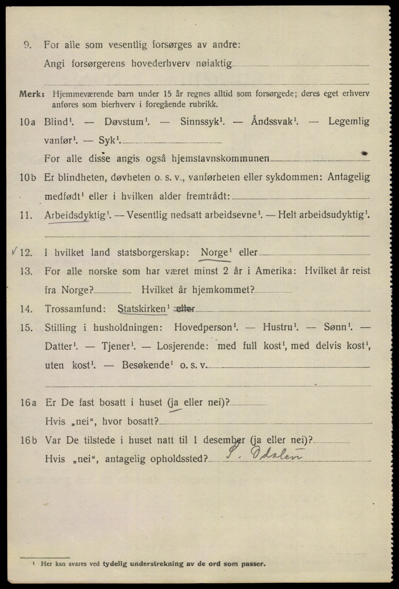 SAO, 1920 census for Kristiania, 1920, p. 156344