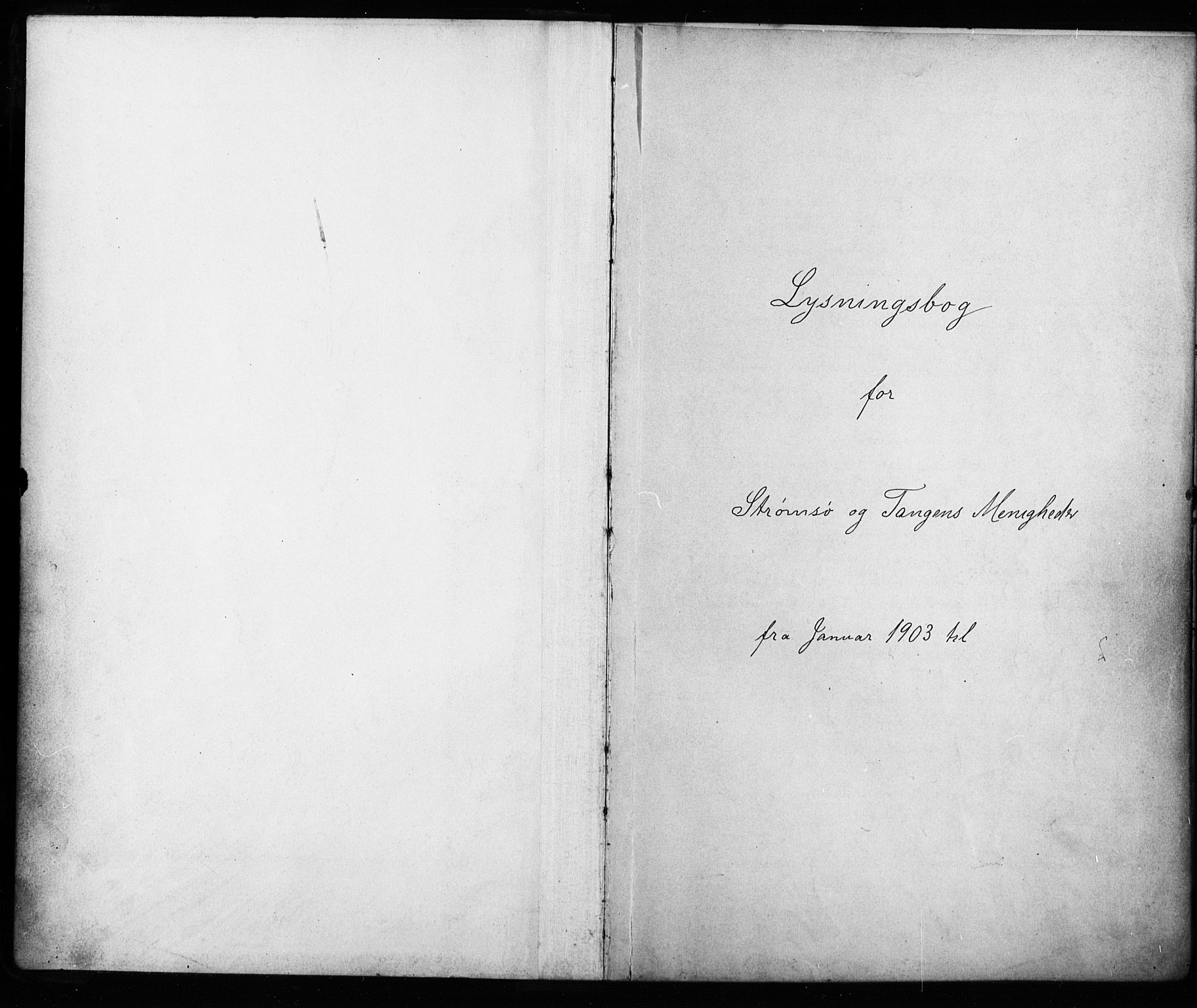Strømsø kirkebøker, SAKO/A-246/H/Ha/L0011: Banns register no. 11, 1903-1911