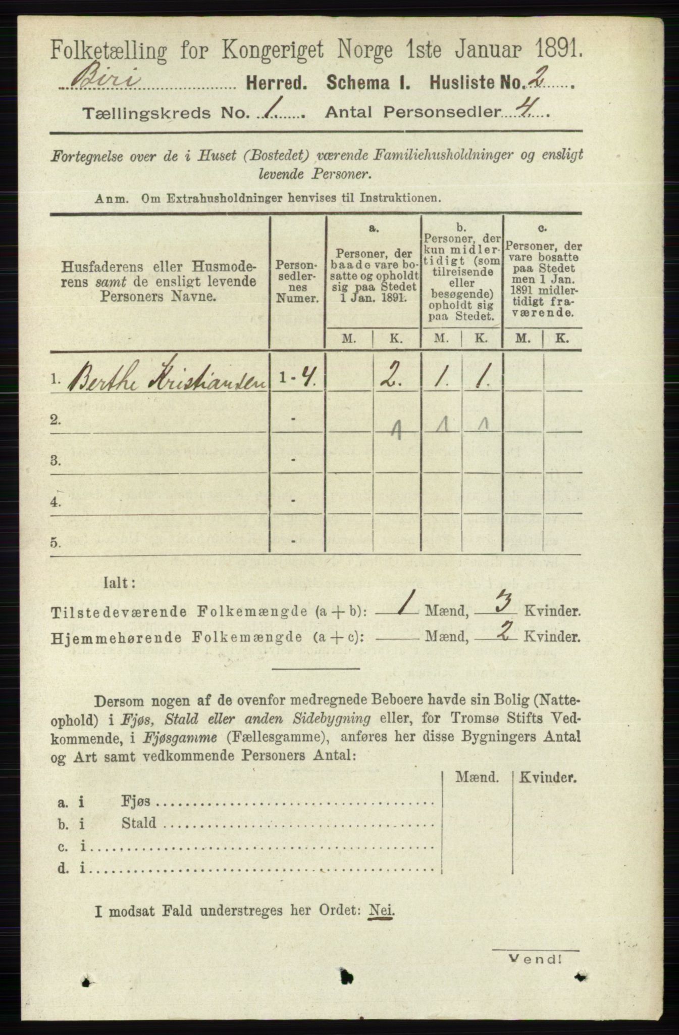 RA, 1891 census for 0525 Biri, 1891, p. 37