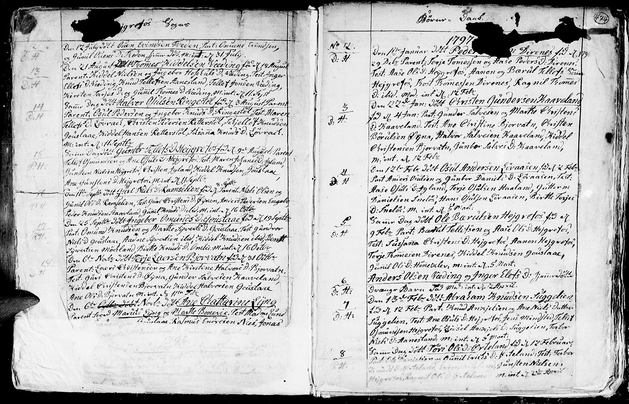 Hommedal sokneprestkontor, SAK/1111-0023/F/Fa/Fab/L0002: Parish register (official) no. A 2 /3, 1740-1821, p. 474