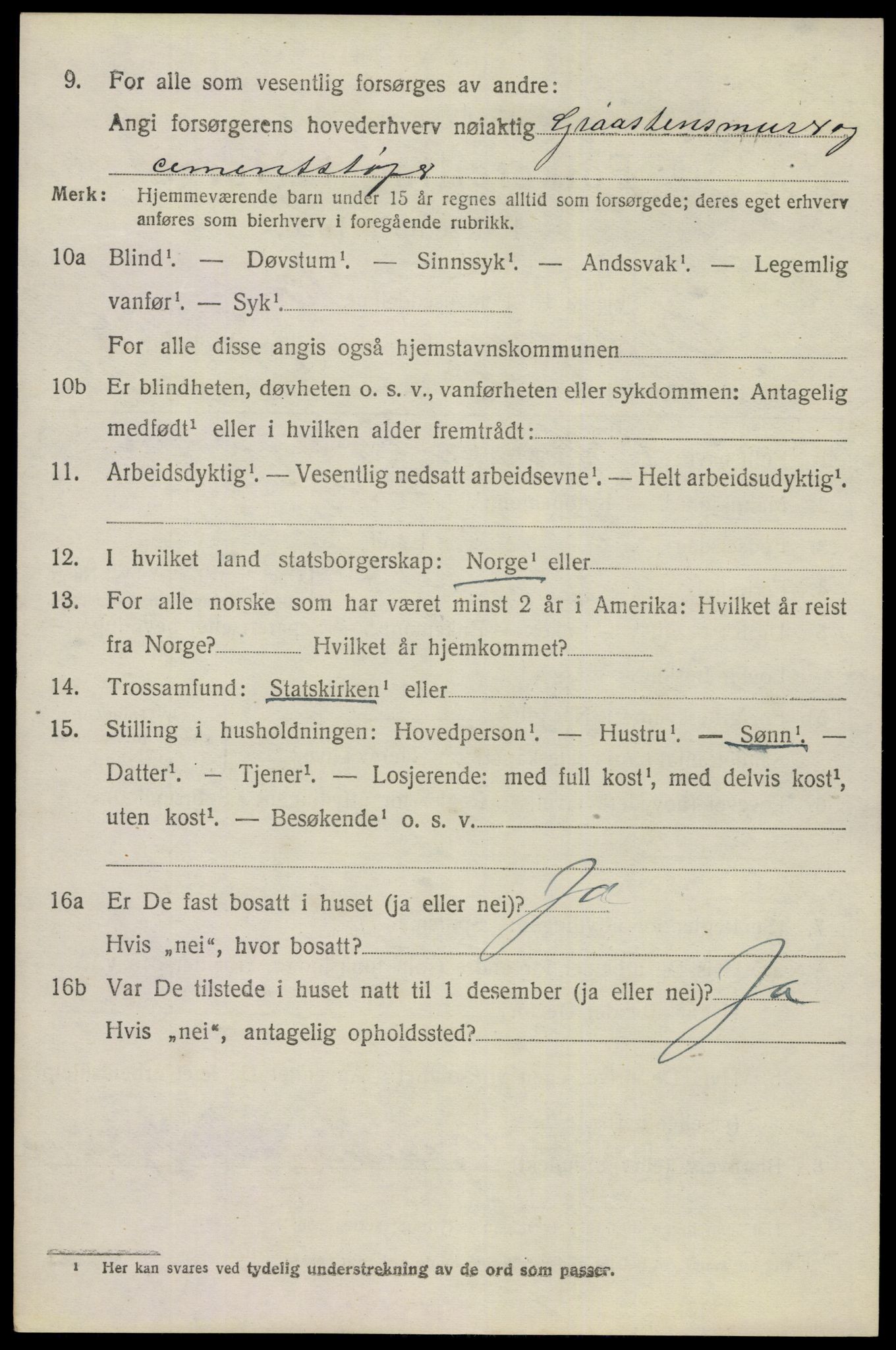 SAKO, 1920 census for Gjerpen, 1920, p. 11477