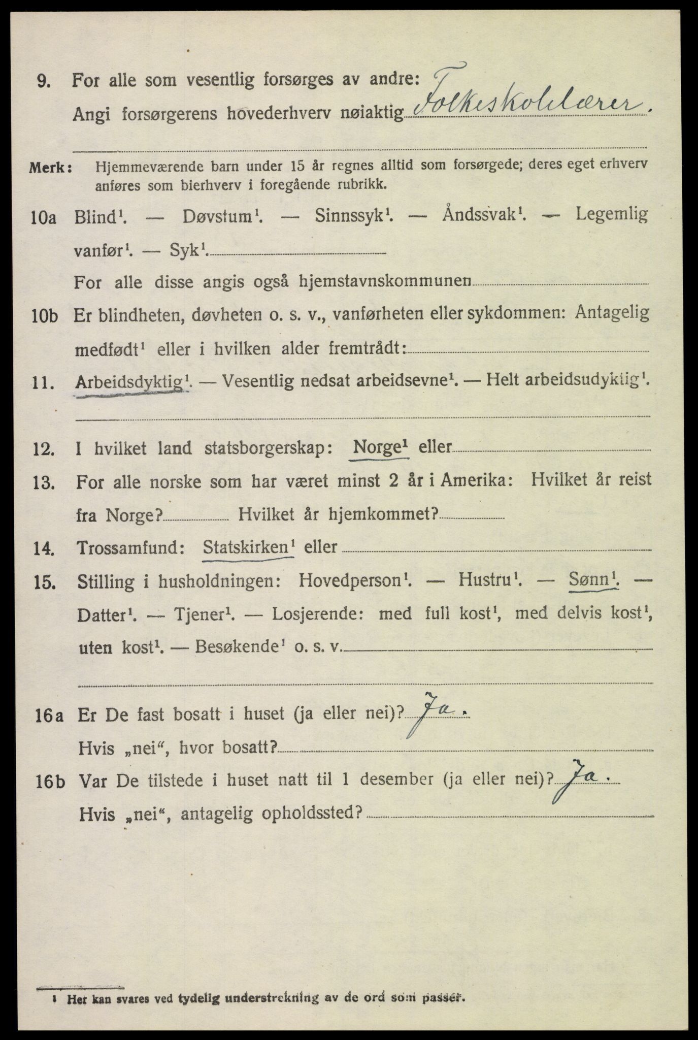 SAH, 1920 census for Ringsaker, 1920, p. 21567