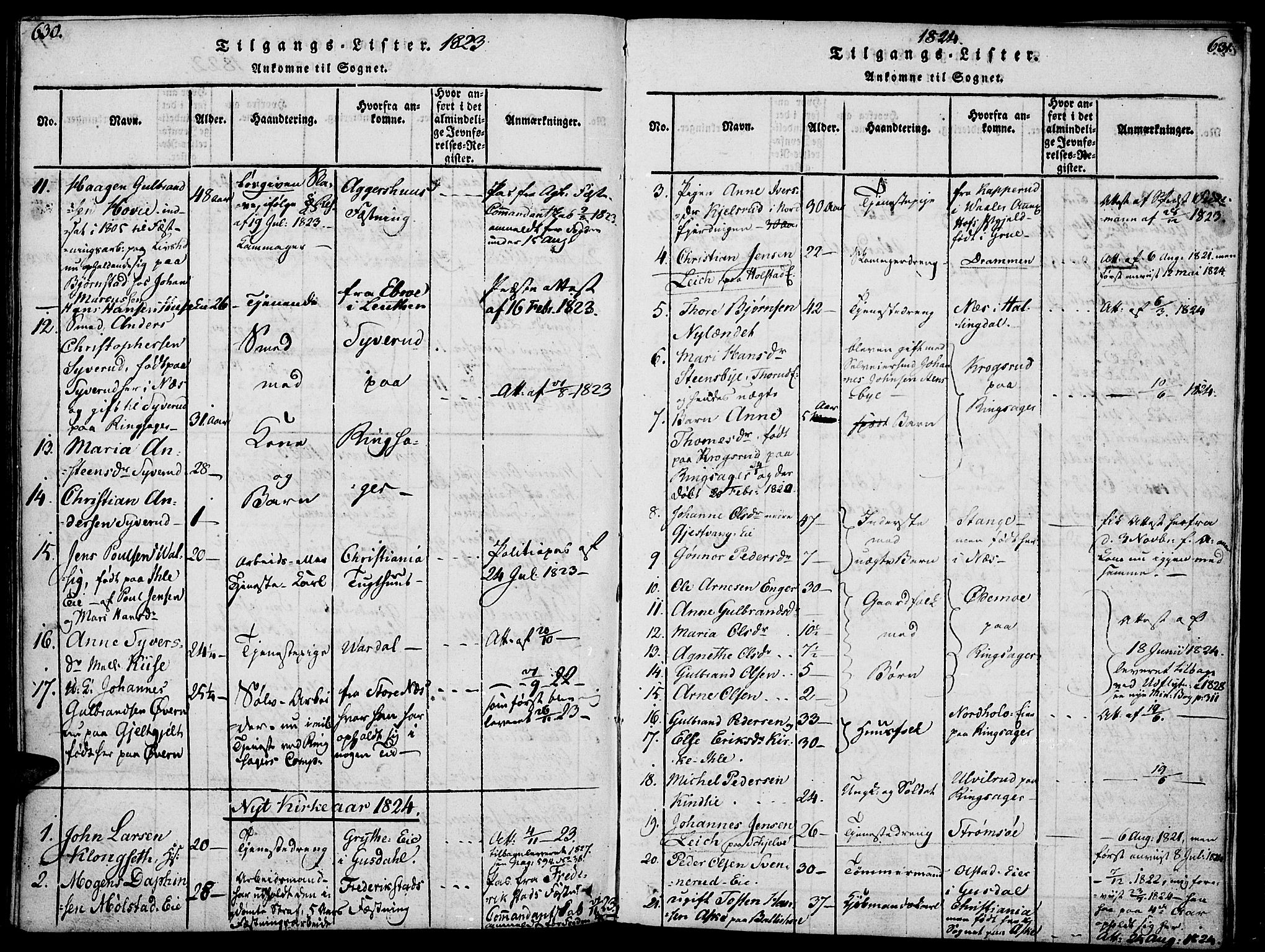 Nes prestekontor, Hedmark, AV/SAH-PREST-020/K/Ka/L0002: Parish register (official) no. 2, 1813-1827, p. 630-631