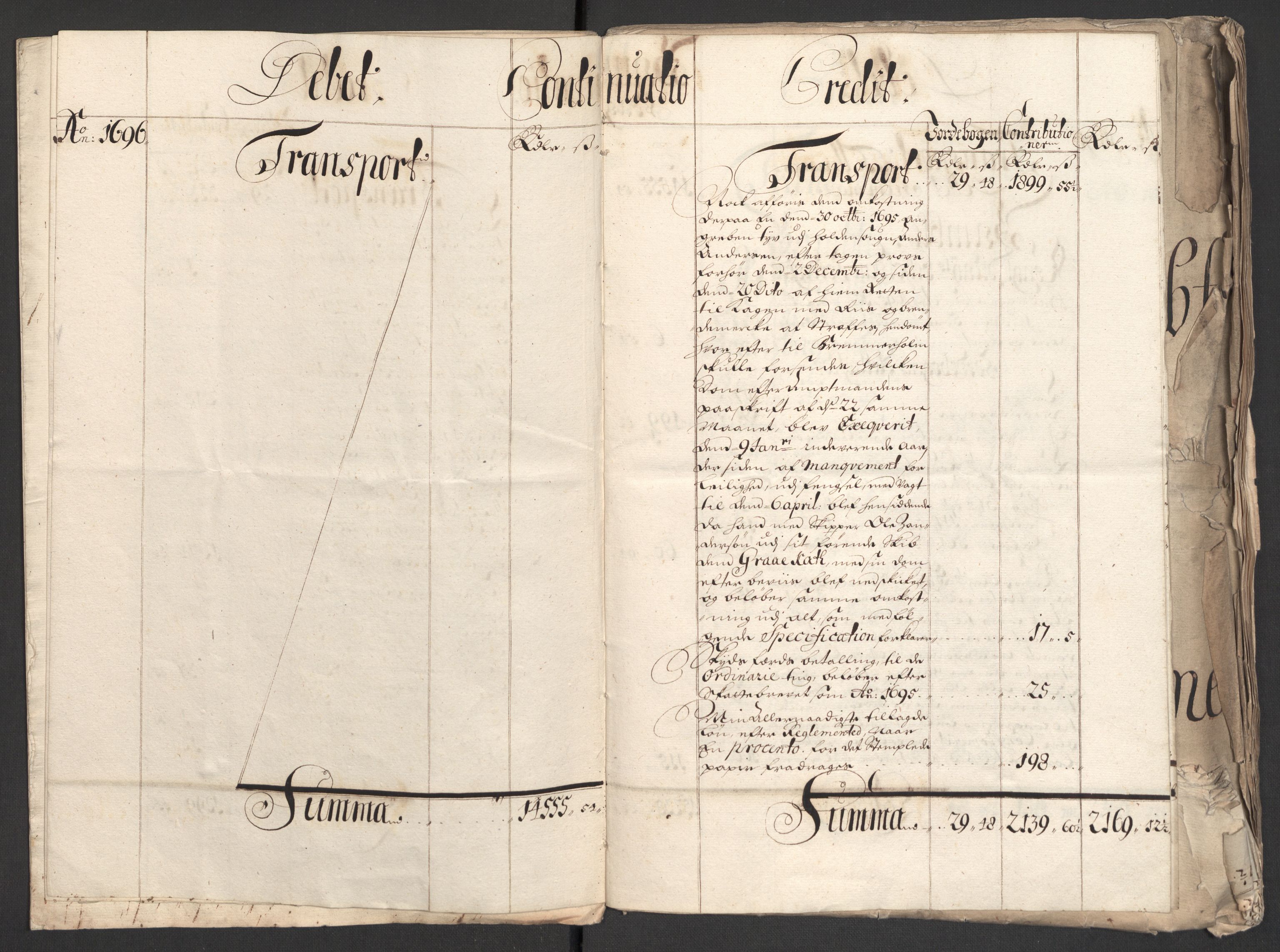 Rentekammeret inntil 1814, Reviderte regnskaper, Fogderegnskap, AV/RA-EA-4092/R36/L2094: Fogderegnskap Øvre og Nedre Telemark og Bamble, 1696, p. 16