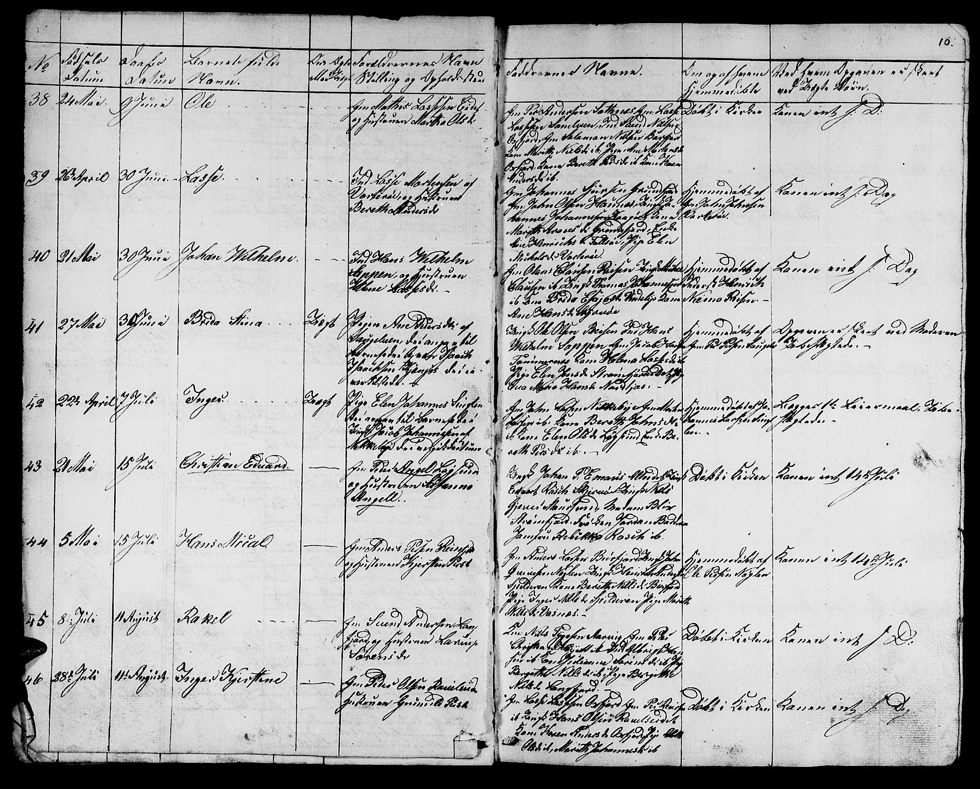 Skjervøy sokneprestkontor, AV/SATØ-S-1300/H/Ha/Hab/L0002klokker: Parish register (copy) no. 2, 1839-1848, p. 9-10