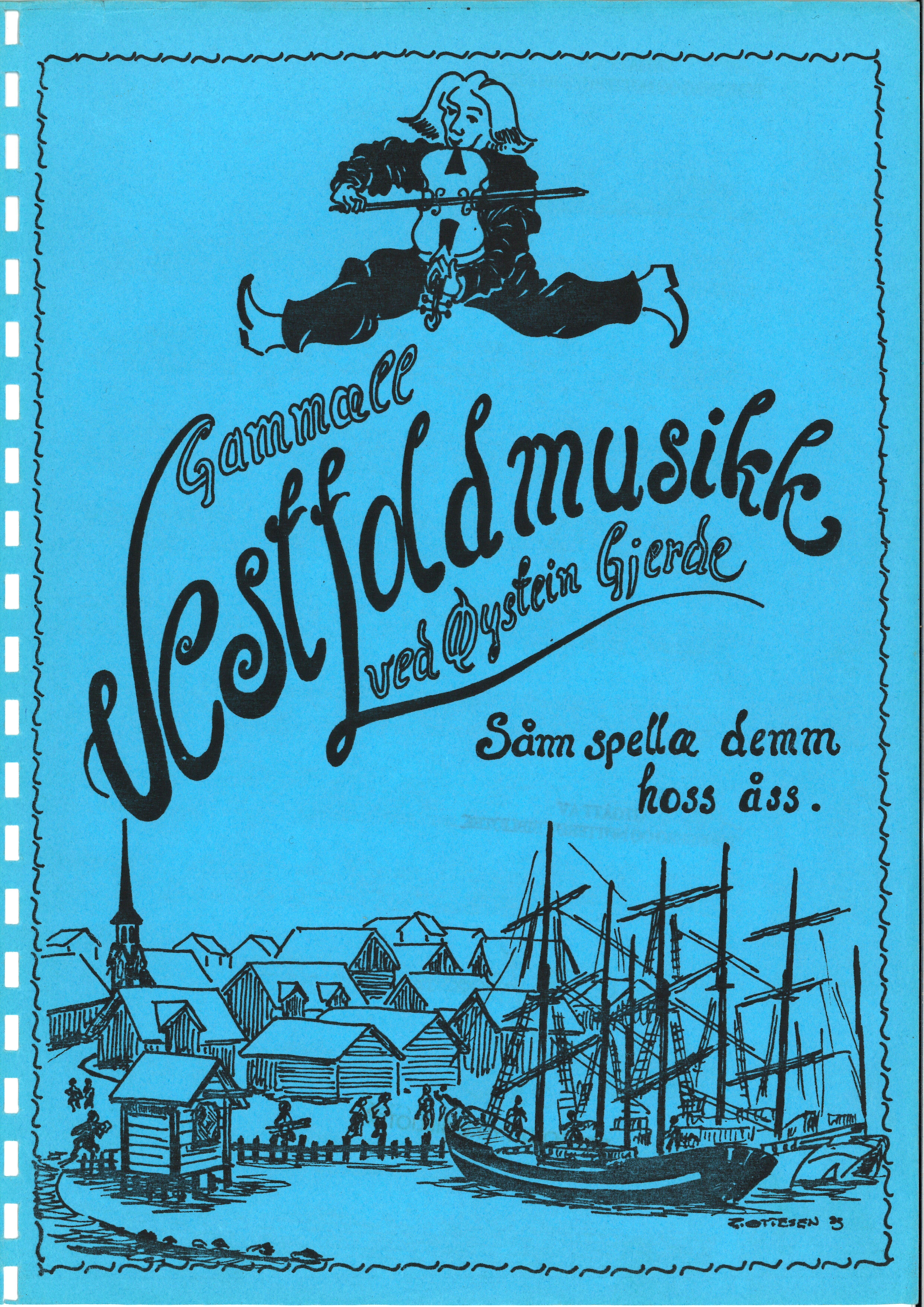 Sa 16 - Folkemusikk fra Vestfold, Gjerdesamlingen, VEMU/A-1868/H/L0001/0002: Innsamlet informasjon, kopier / 1b Diverse håndskrevne noter, blant annet etter Martin K. Kalleberg