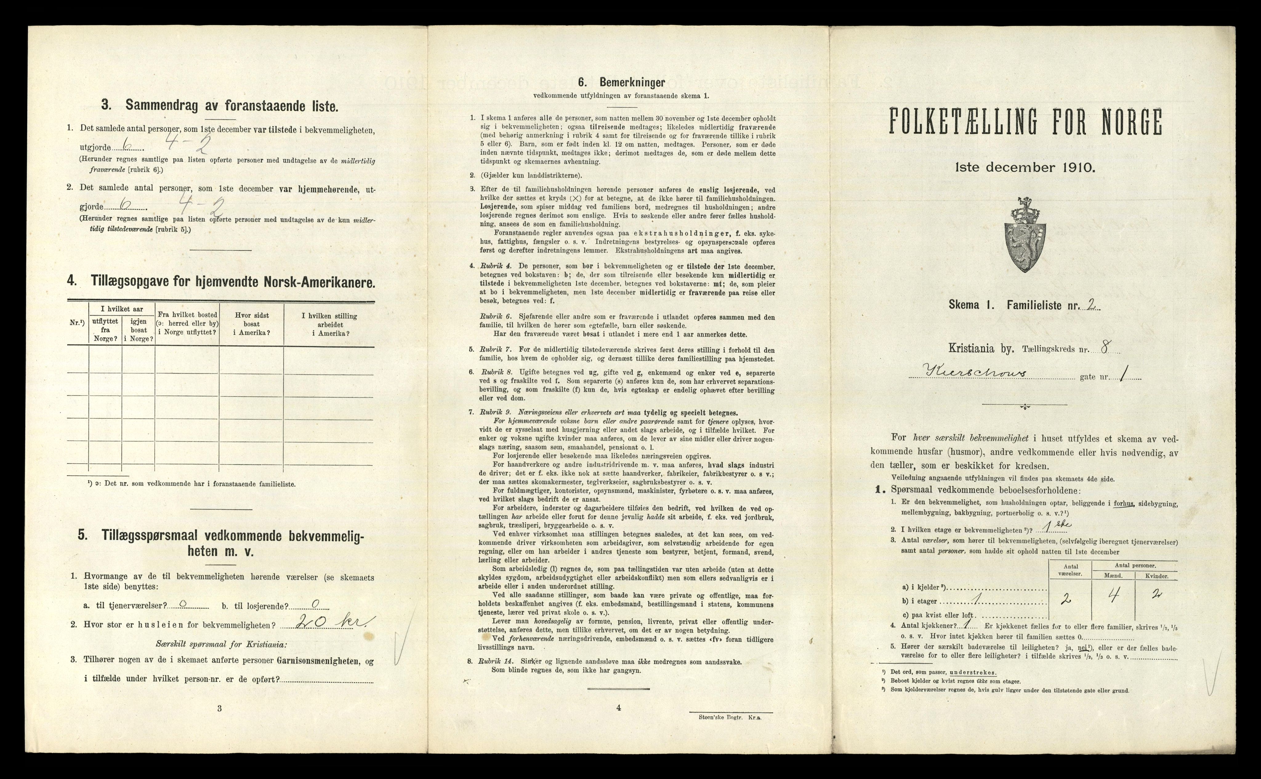 RA, 1910 census for Kristiania, 1910, p. 48345