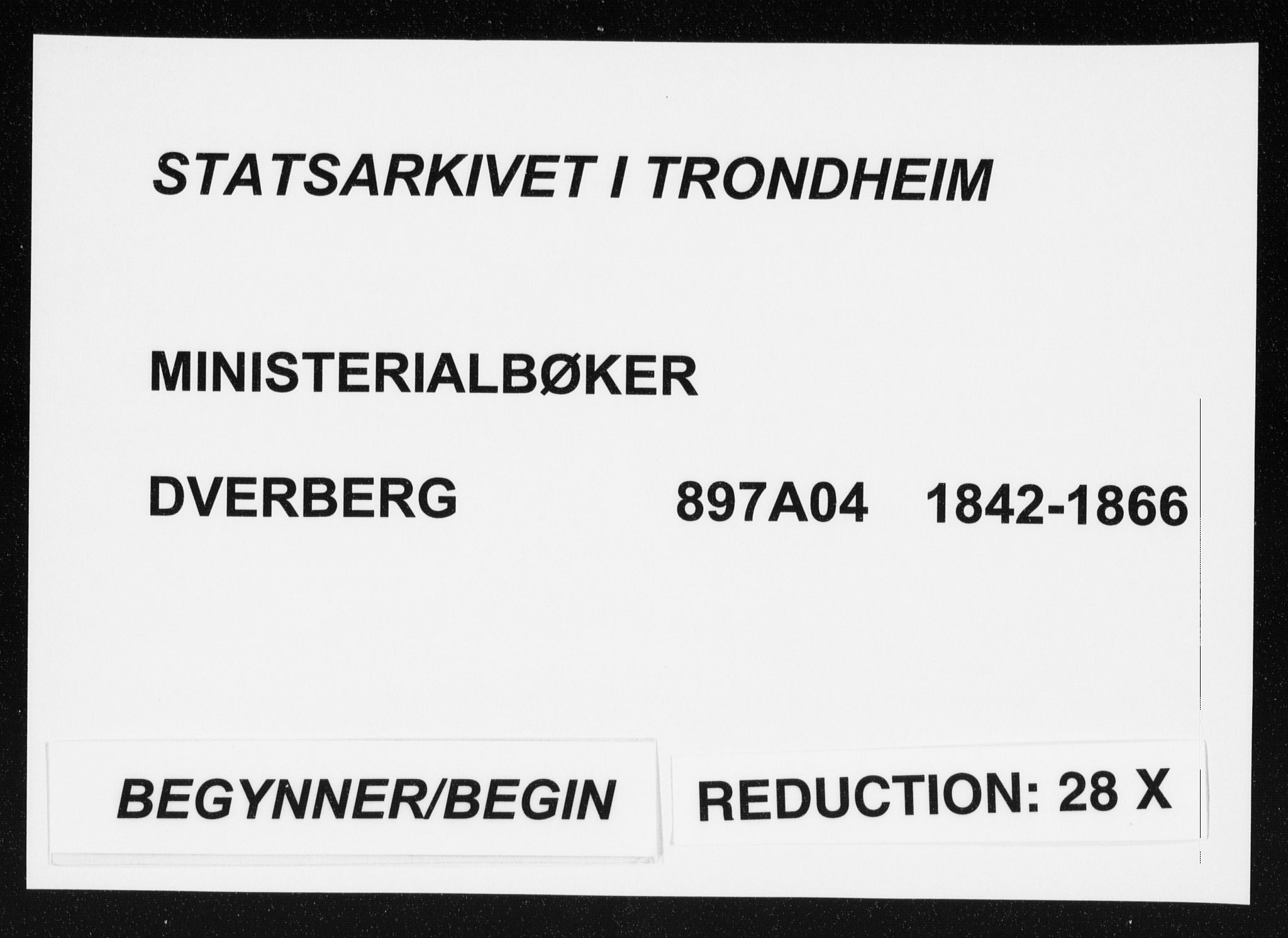 Ministerialprotokoller, klokkerbøker og fødselsregistre - Nordland, AV/SAT-A-1459/897/L1396: Parish register (official) no. 897A04, 1842-1866