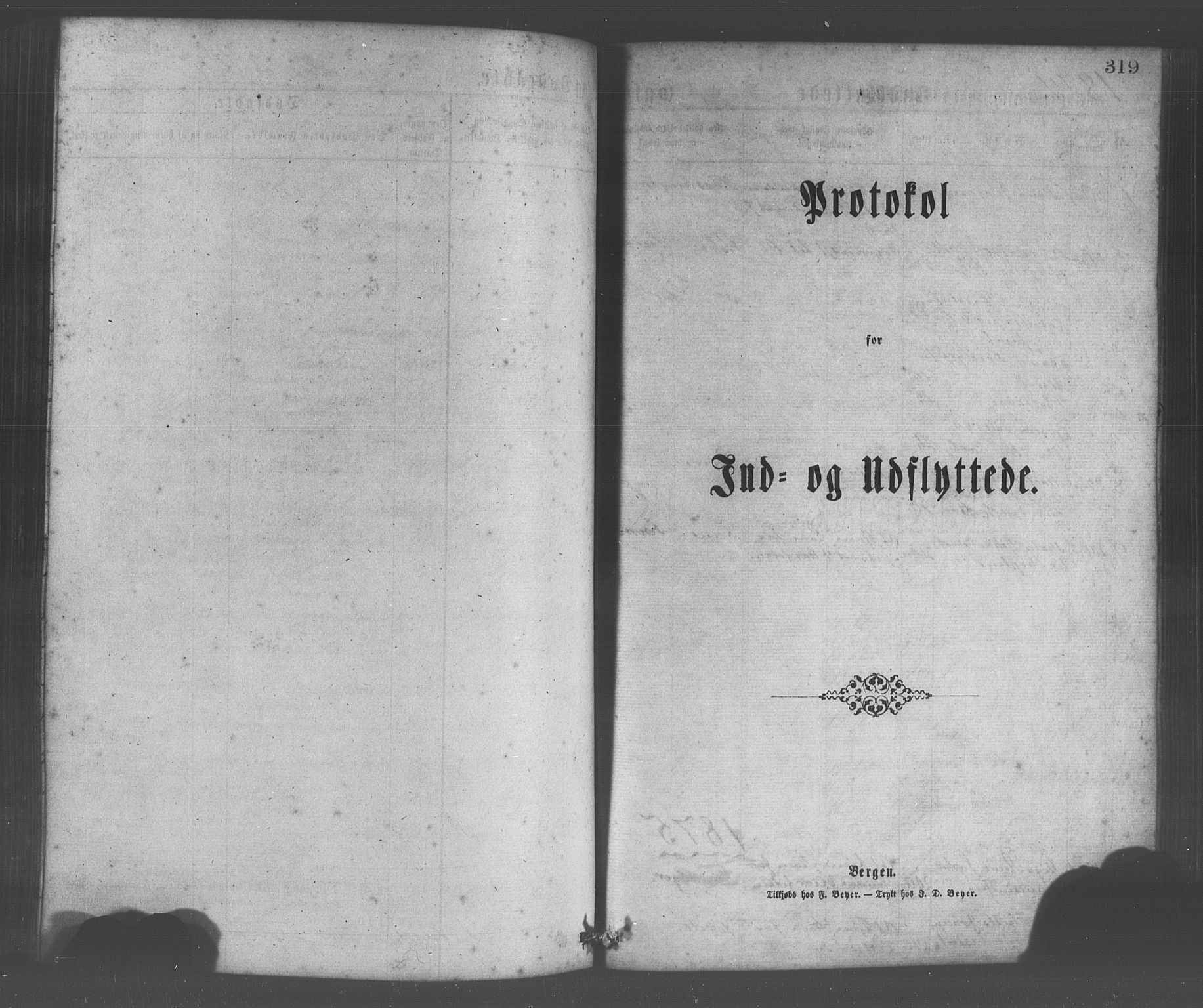 Os sokneprestembete, SAB/A-99929: Parish register (official) no. A 18, 1874-1884, p. 319