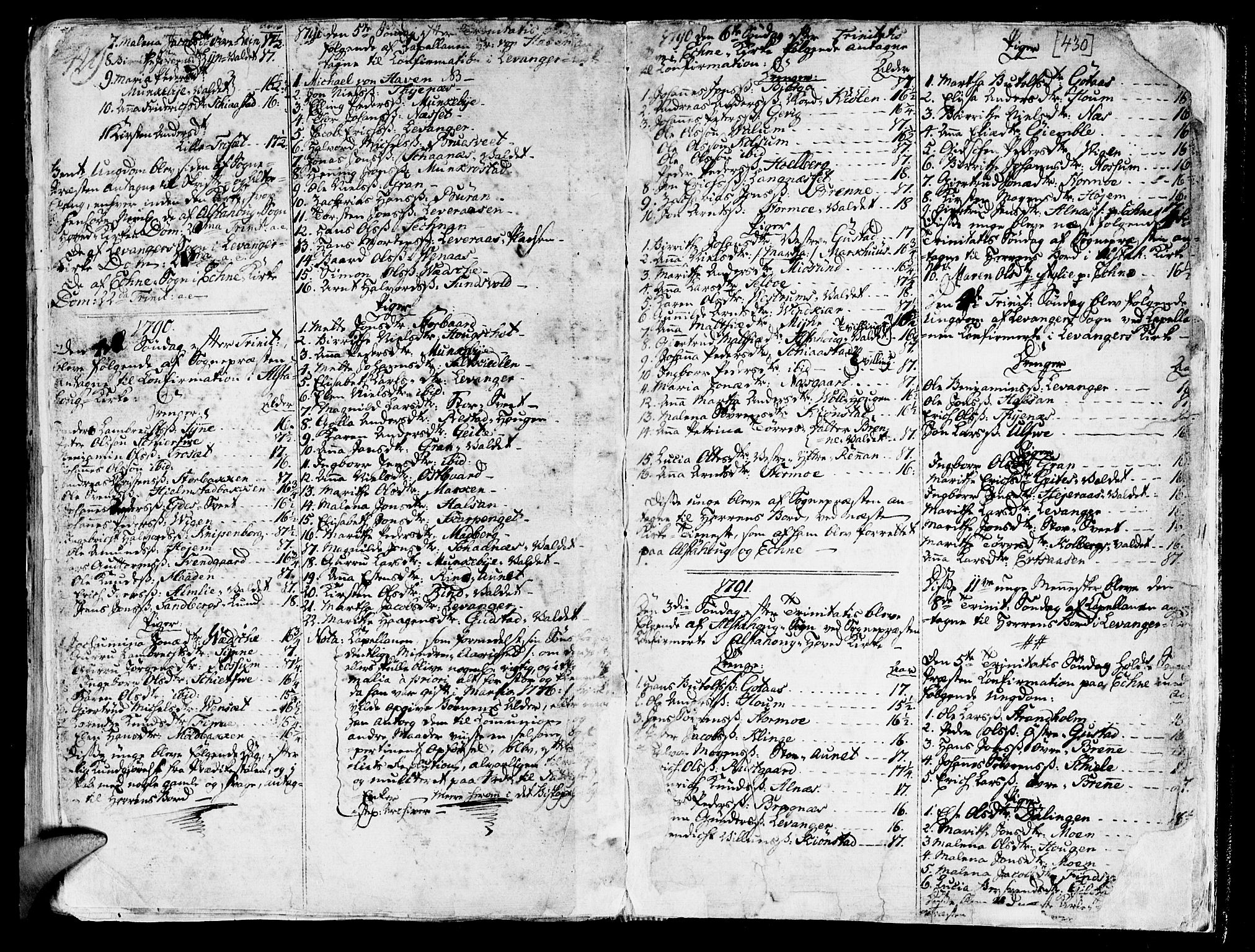 Ministerialprotokoller, klokkerbøker og fødselsregistre - Nord-Trøndelag, SAT/A-1458/717/L0141: Parish register (official) no. 717A01, 1747-1803, p. 429-430