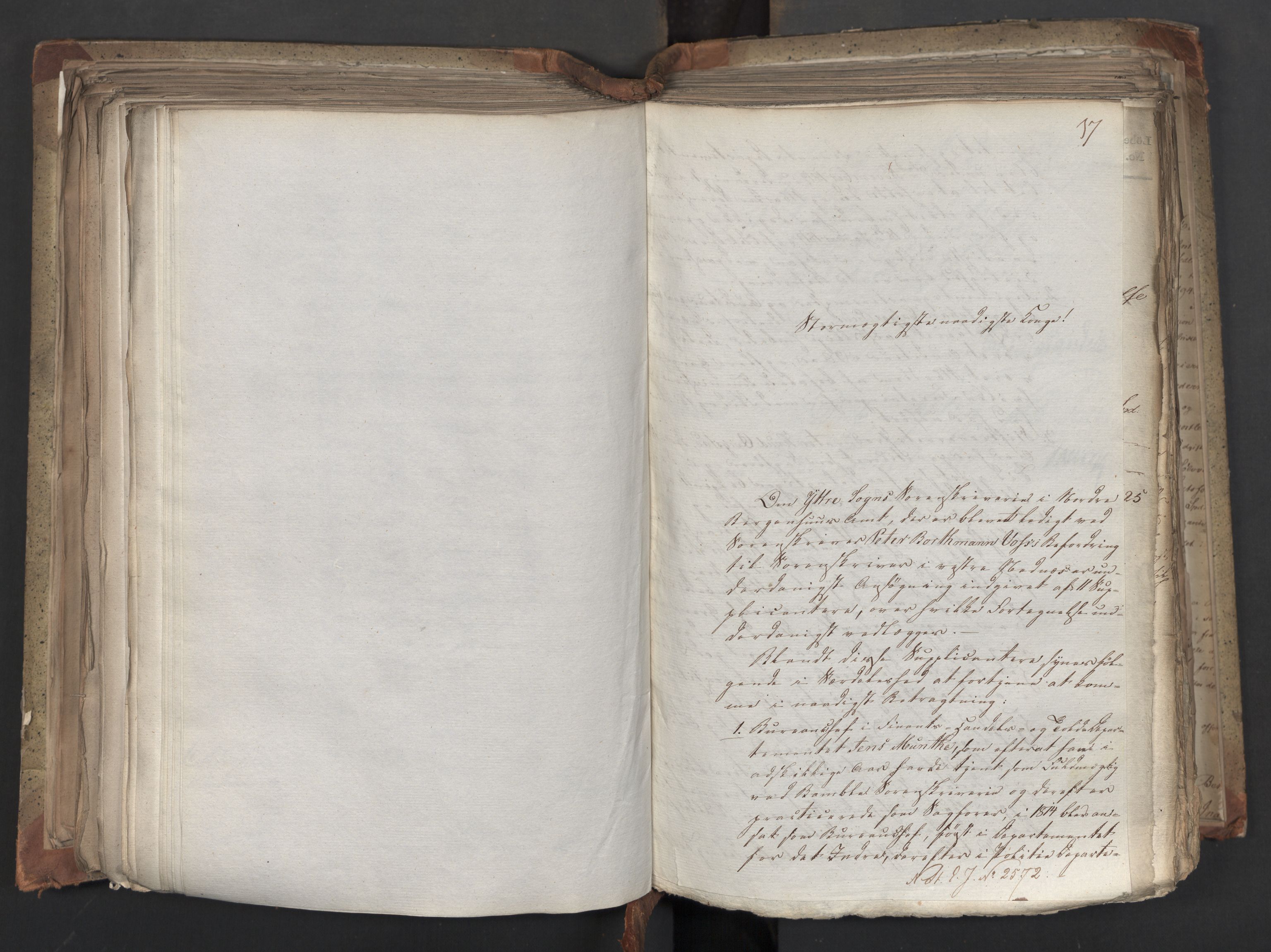 Statsrådsavdelingen i Stockholm, AV/RA-S-1003/D/Da/L0042: Regjeringsinnstillinger nr. 2467-2705, 1825, p. 312