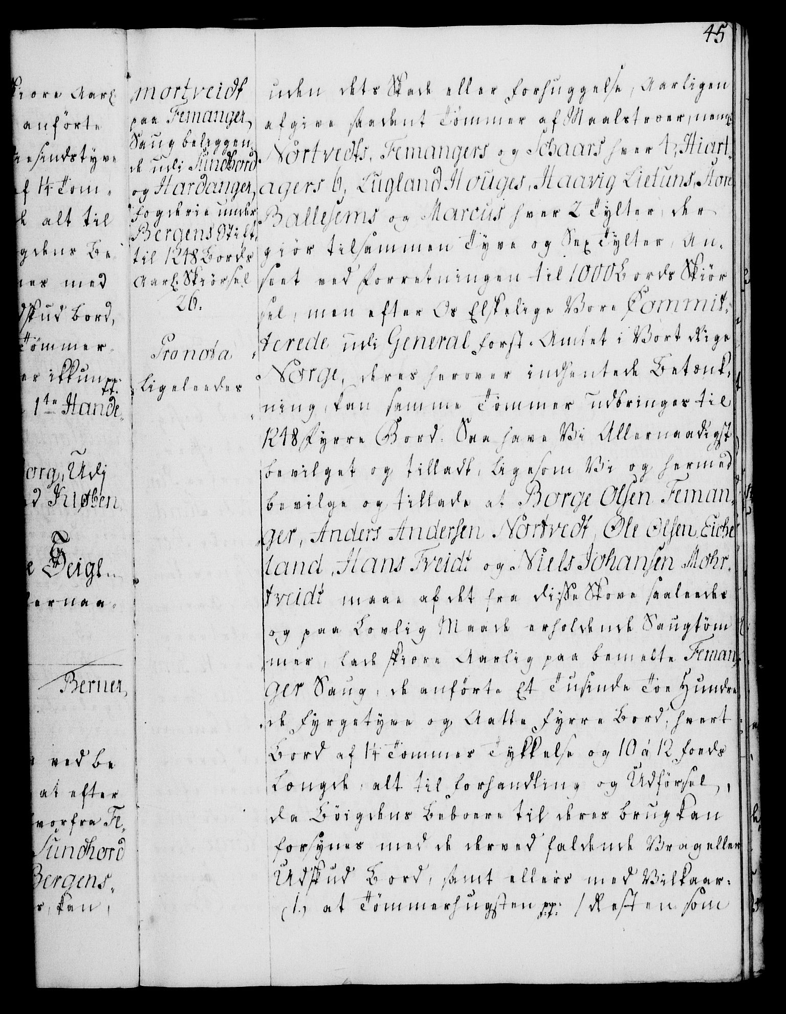 Rentekammeret, Kammerkanselliet, AV/RA-EA-3111/G/Gg/Gga/L0008: Norsk ekspedisjonsprotokoll med register (merket RK 53.8), 1768-1771, p. 45