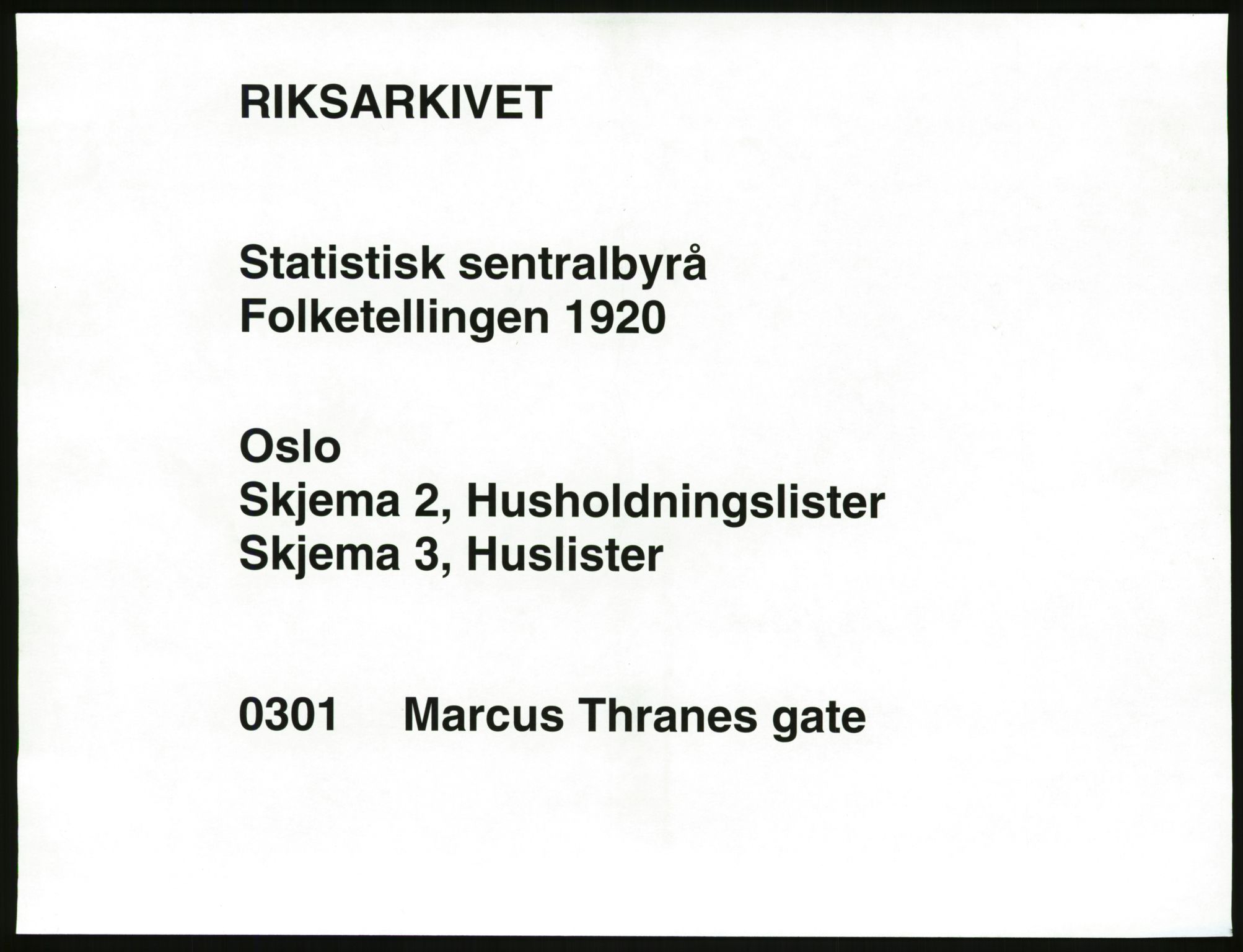 SAO, 1920 census for Kristiania, 1920, p. 61670