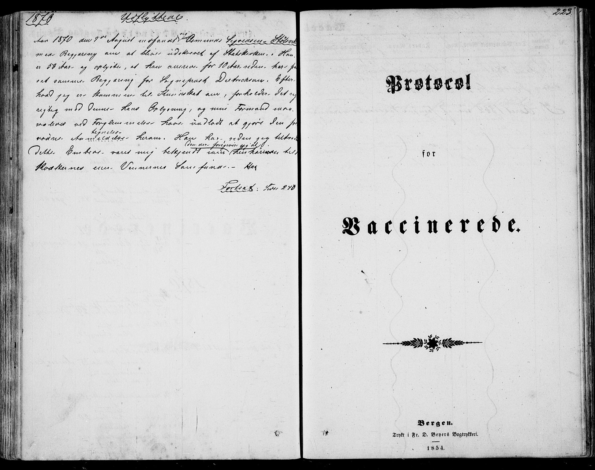 Nedstrand sokneprestkontor, SAST/A-101841/01/IV: Parish register (official) no. A 9, 1861-1876, p. 223