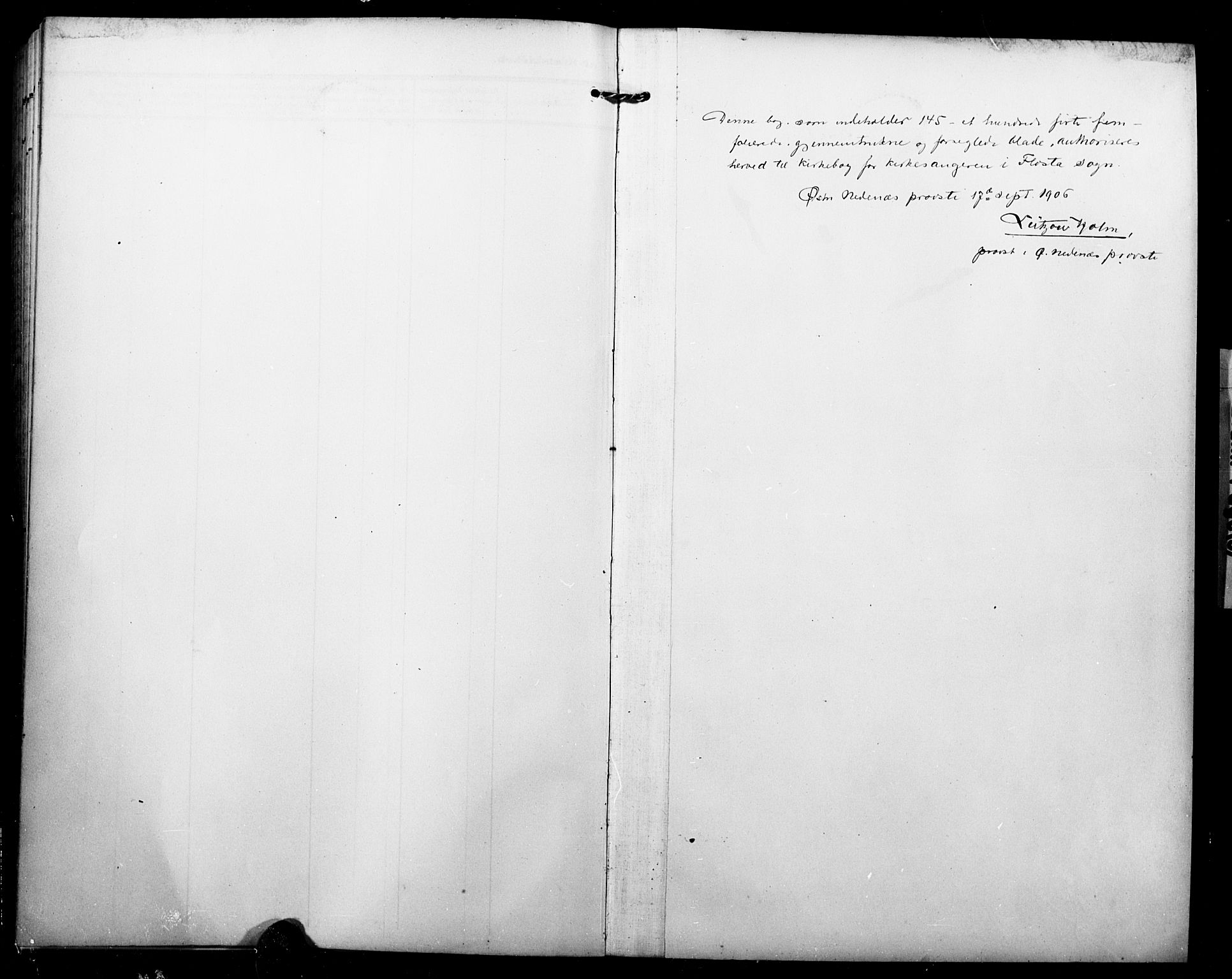 Dypvåg sokneprestkontor, AV/SAK-1111-0007/F/Fb/Fbb/L0005: Parish register (copy) no. B 5, 1905-1924