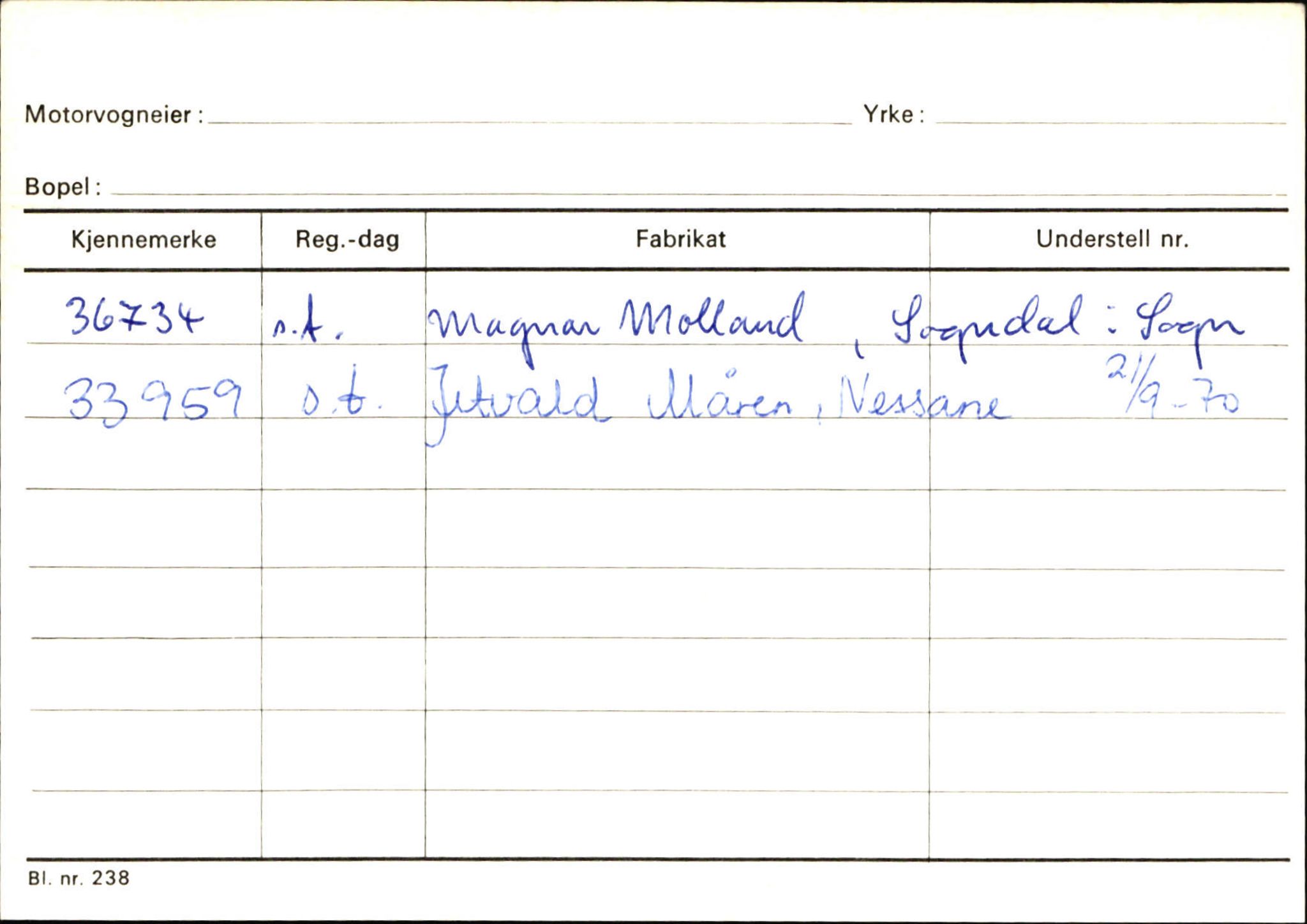 Statens vegvesen, Sogn og Fjordane vegkontor, AV/SAB-A-5301/4/F/L0132: Eigarregister Askvoll A-Å. Balestrand A-Å, 1945-1975, p. 1902