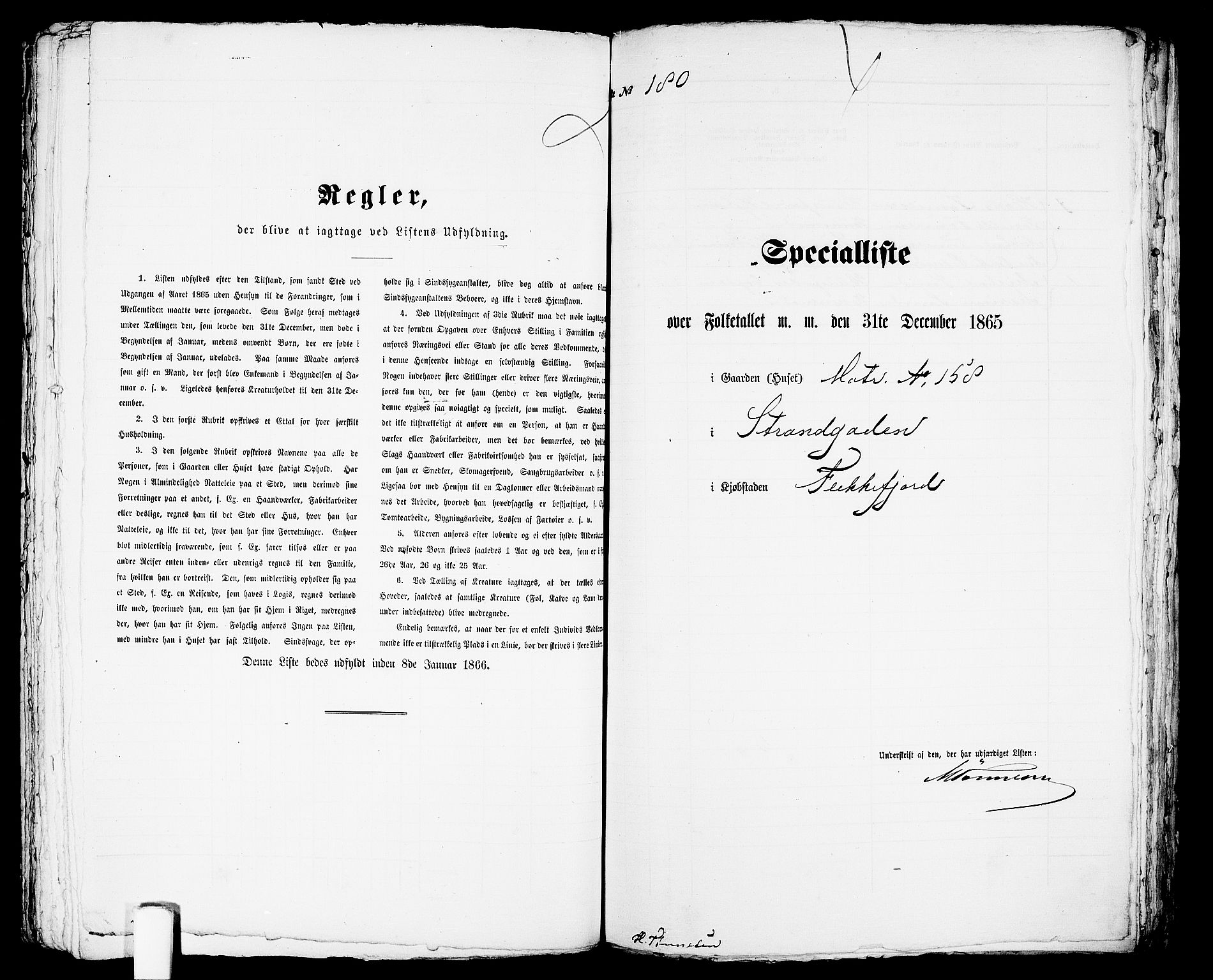 RA, 1865 census for Flekkefjord/Flekkefjord, 1865, p. 370