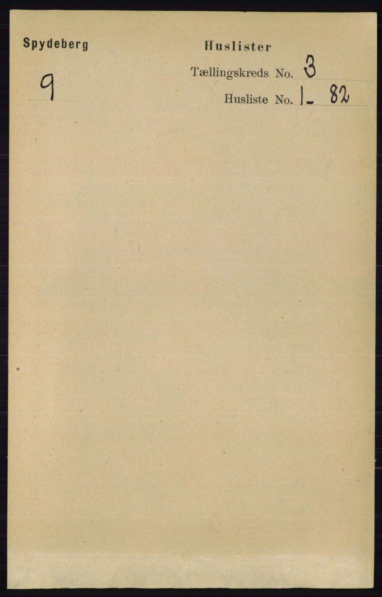 RA, 1891 census for 0123 Spydeberg, 1891, p. 1142