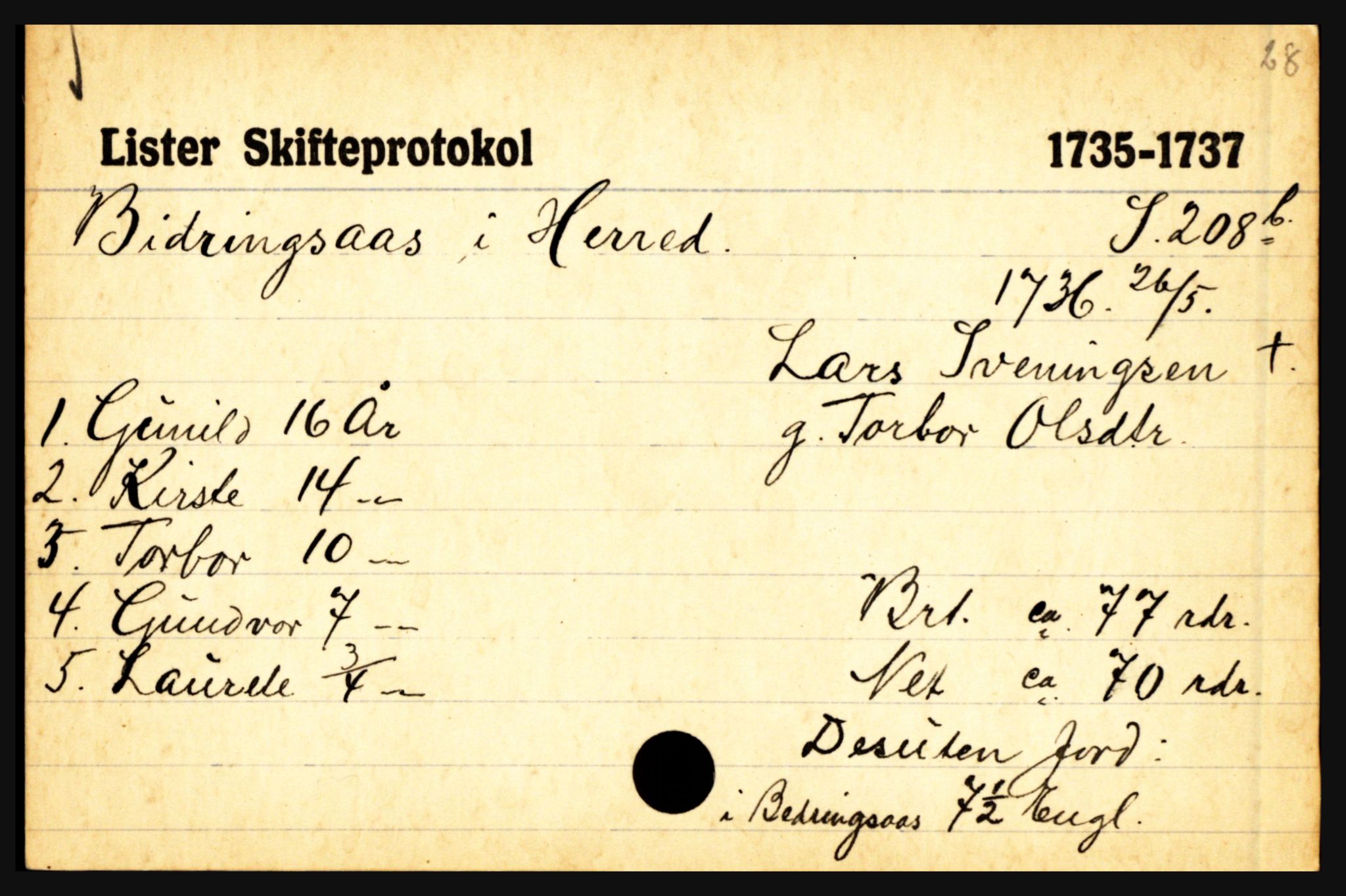 Lister sorenskriveri, AV/SAK-1221-0003/H, p. 1429