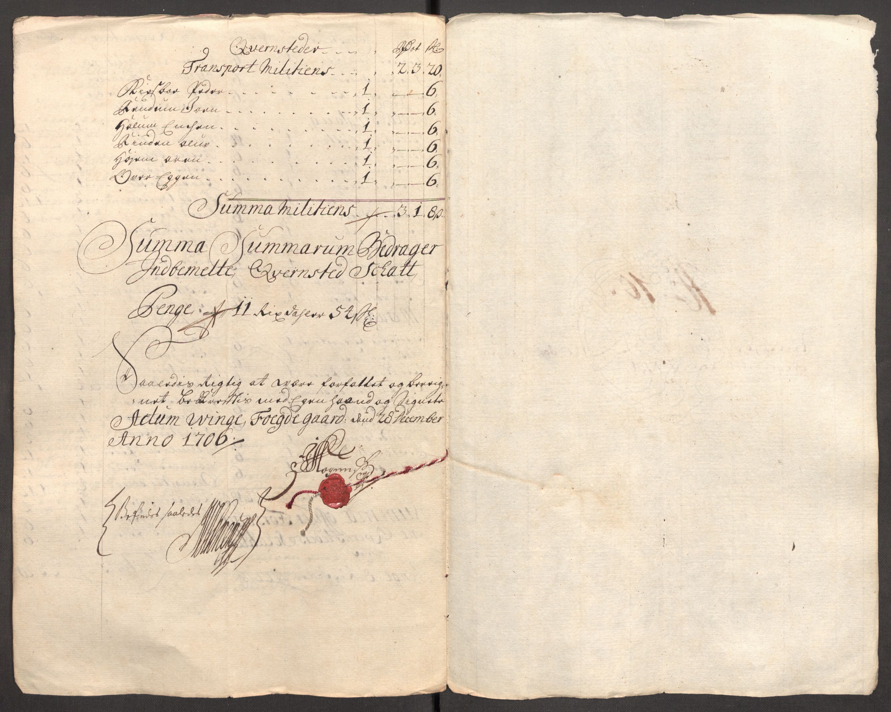 Rentekammeret inntil 1814, Reviderte regnskaper, Fogderegnskap, RA/EA-4092/R62/L4196: Fogderegnskap Stjørdal og Verdal, 1705-1706, p. 449