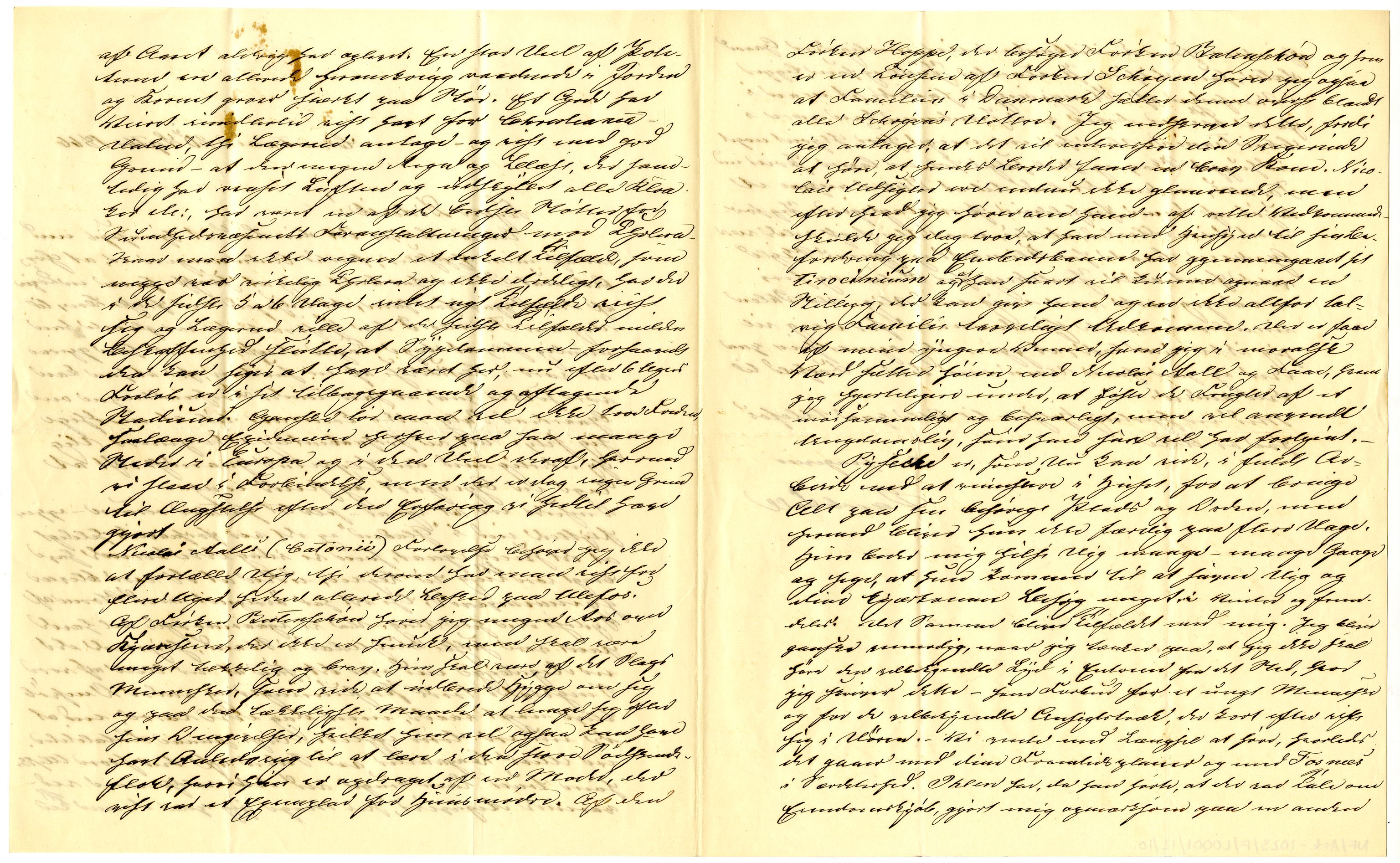 Diderik Maria Aalls brevsamling, NF/Ark-1023/F/L0001: D.M. Aalls brevsamling. A - B, 1738-1889, p. 99