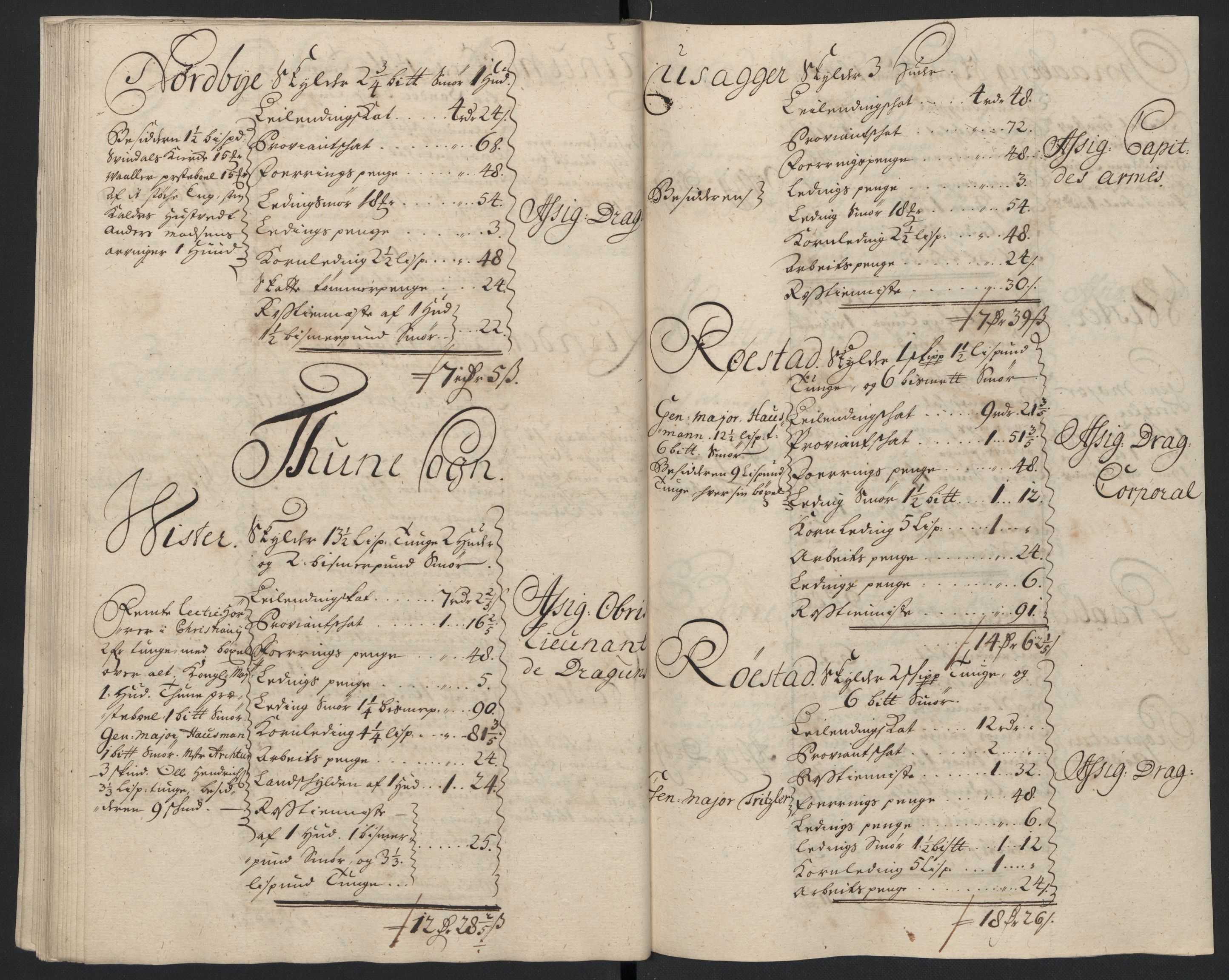 Rentekammeret inntil 1814, Reviderte regnskaper, Fogderegnskap, AV/RA-EA-4092/R04/L0134: Fogderegnskap Moss, Onsøy, Tune, Veme og Åbygge, 1707-1708, p. 100