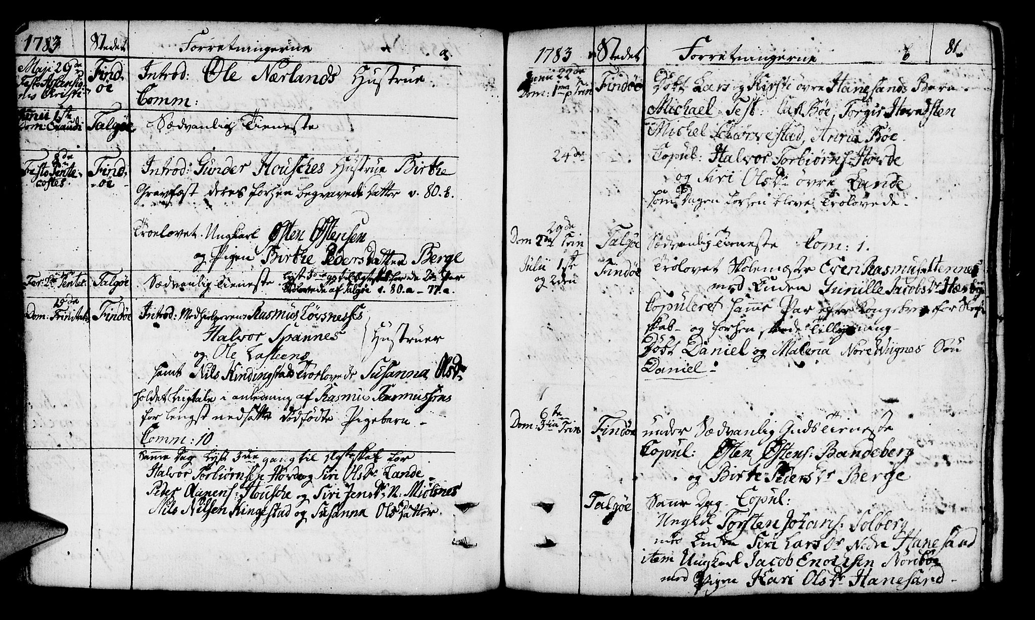 Finnøy sokneprestkontor, SAST/A-101825/H/Ha/Haa/L0005: Parish register (official) no. A 5, 1773-1816, p. 81
