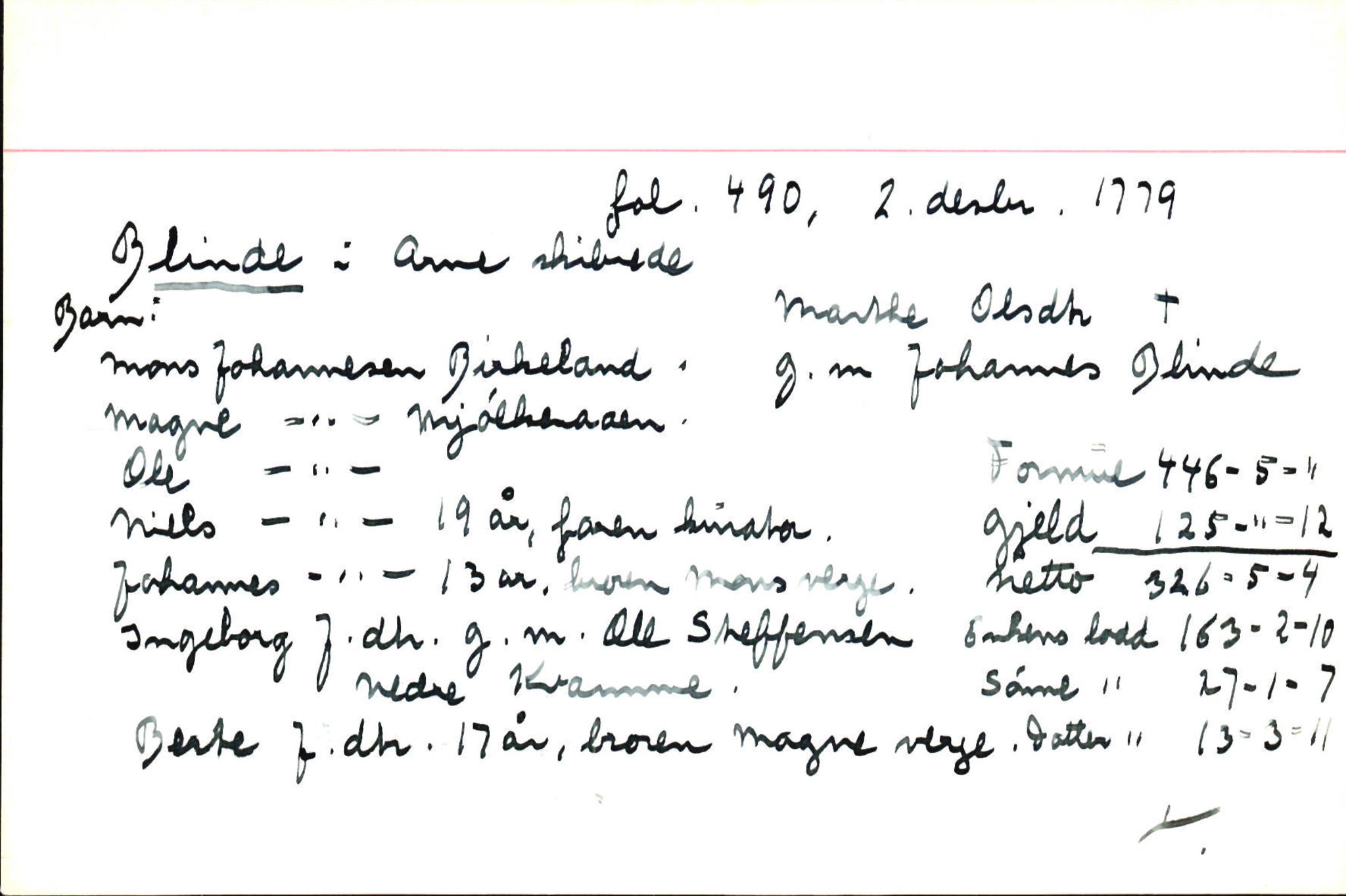 Skiftekort ved Statsarkivet i Bergen, SAB/SKIFTEKORT/001/L0003: Skifteprotokoll nr. 6, 1776-1783, p. 119