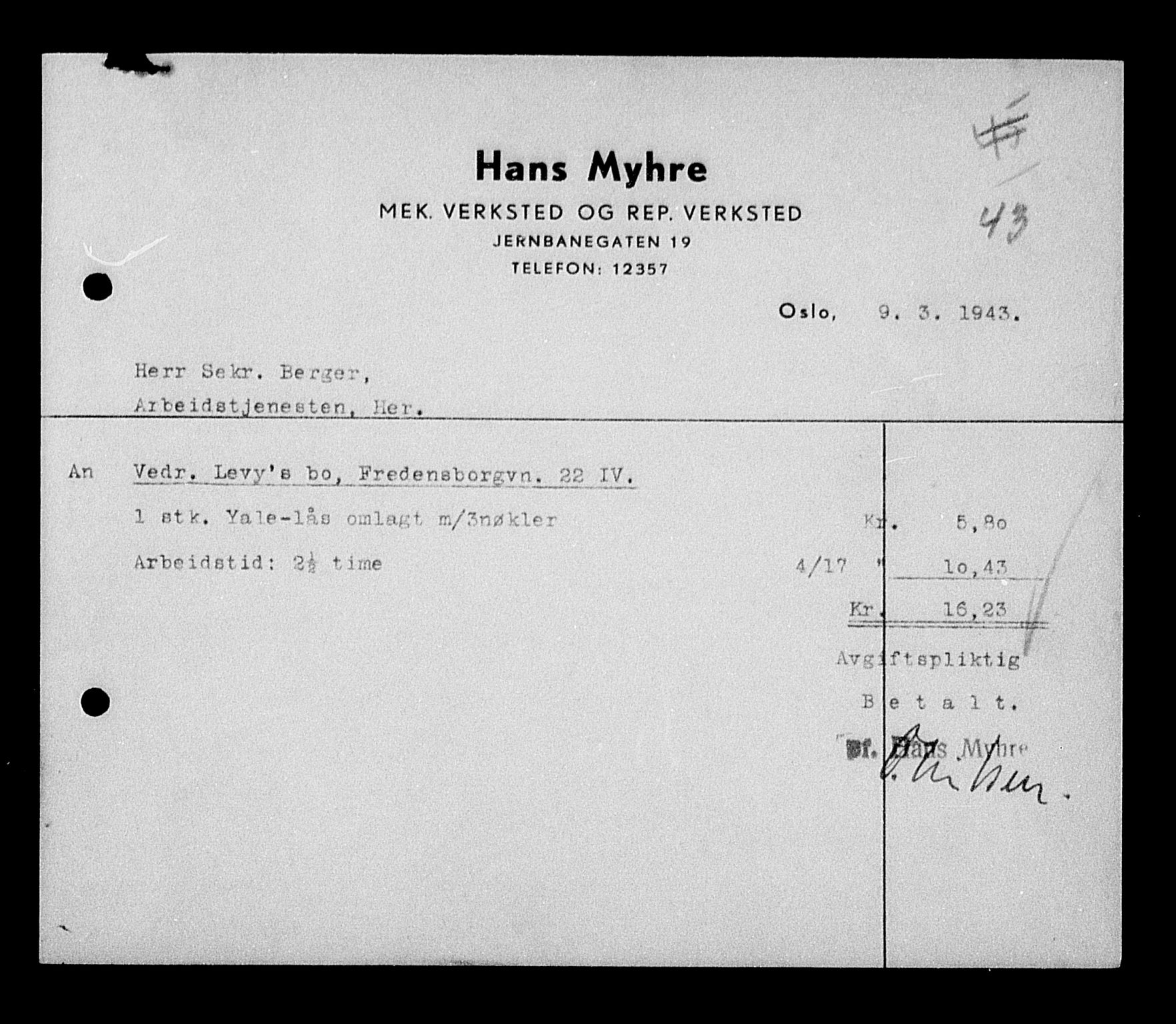 Justisdepartementet, Tilbakeføringskontoret for inndratte formuer, AV/RA-S-1564/H/Hc/Hcc/L0960: --, 1945-1947, p. 31