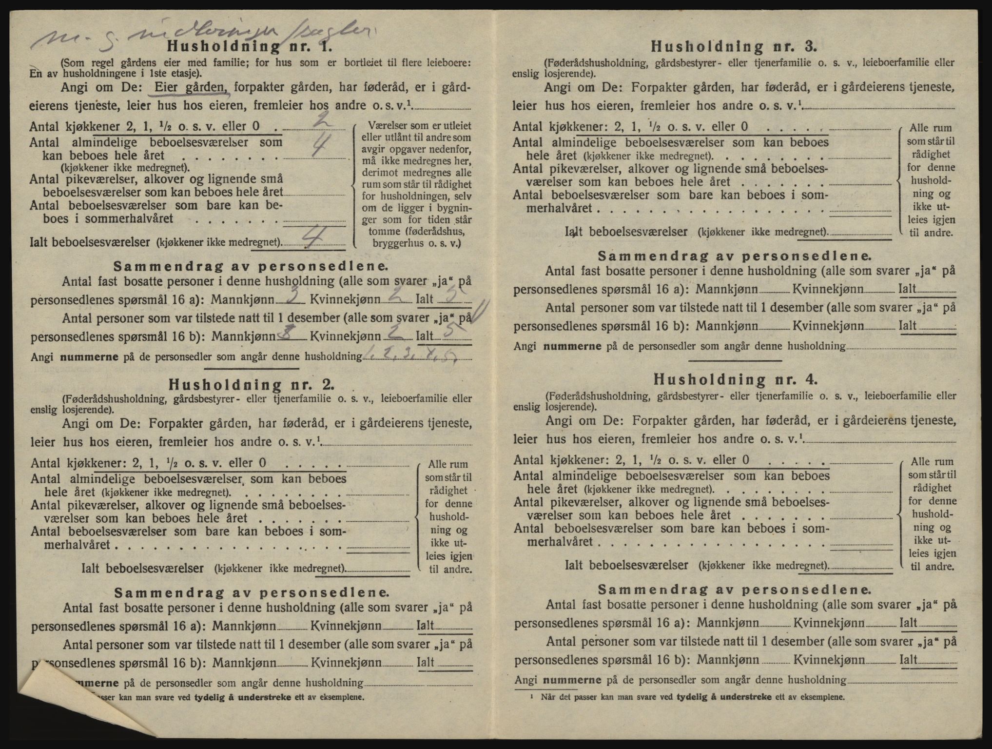 SAO, 1920 census for Glemmen, 1920, p. 2076